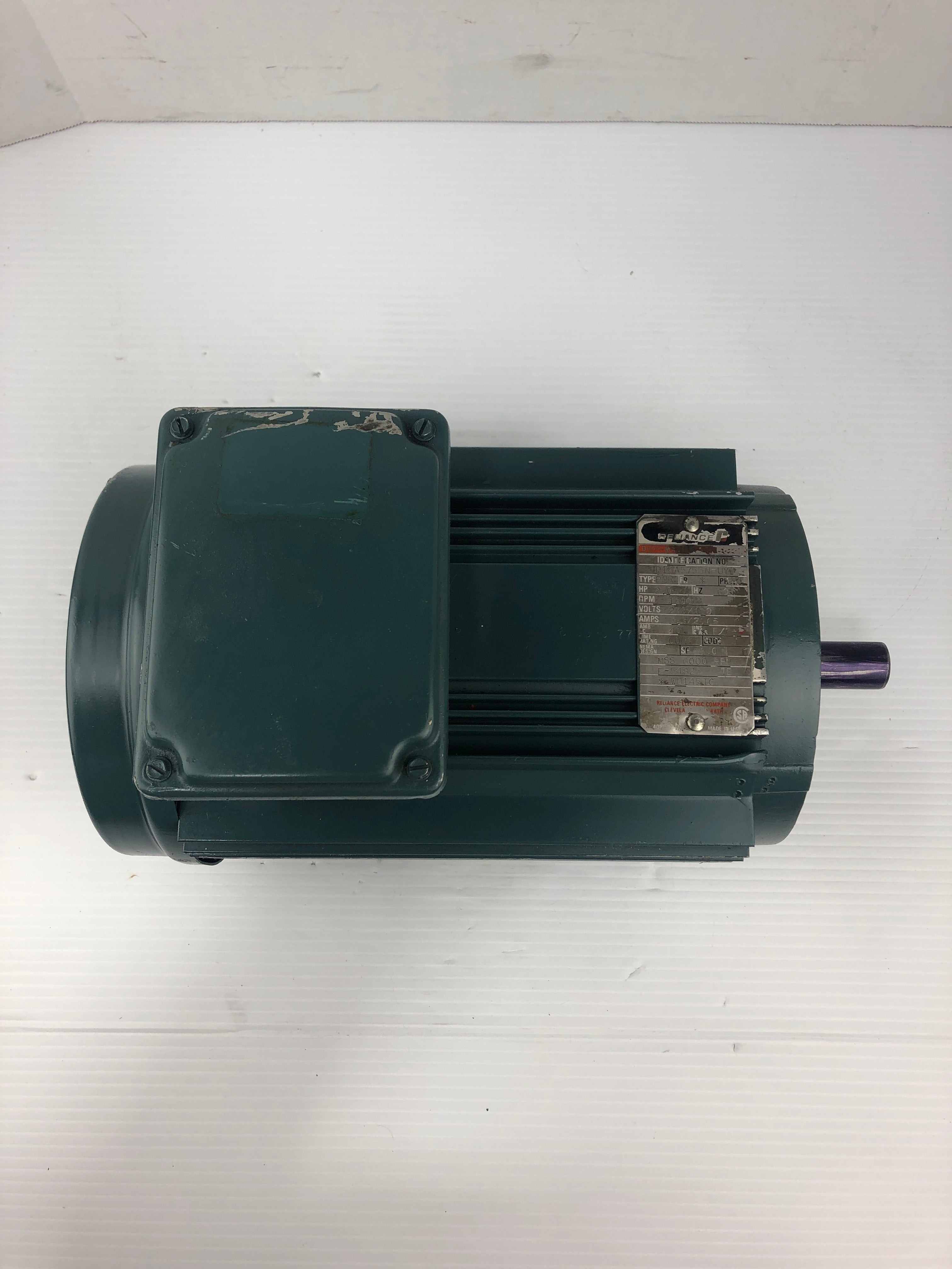 Reliance P14A5755N-UY Duty Master AC Motor 2HP PMR 1800 RPM 3PH