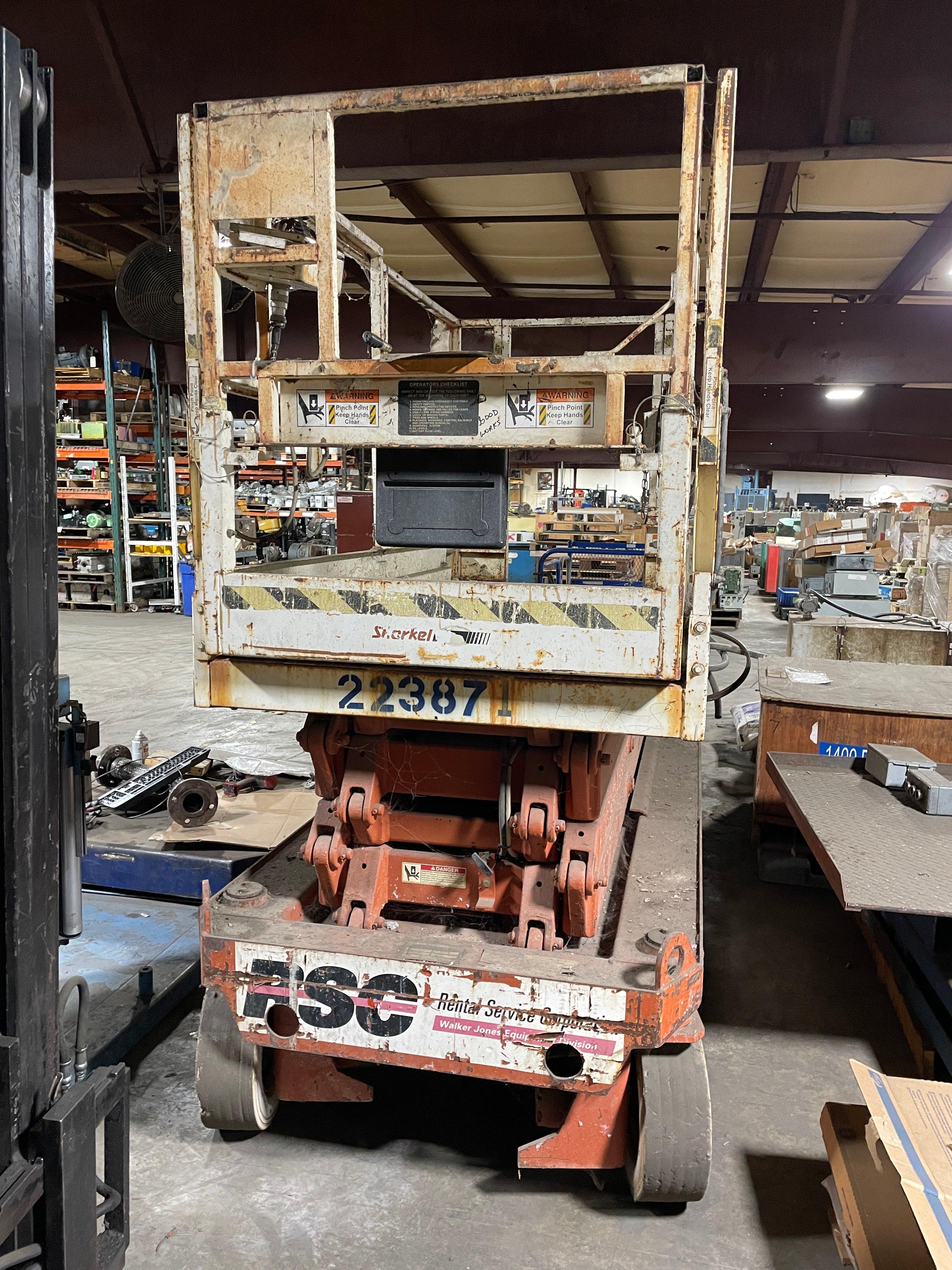 Snorkel Scissor Lift SL25 Electric 850 Lb. Capacity 25 Ft. Height 9726270797