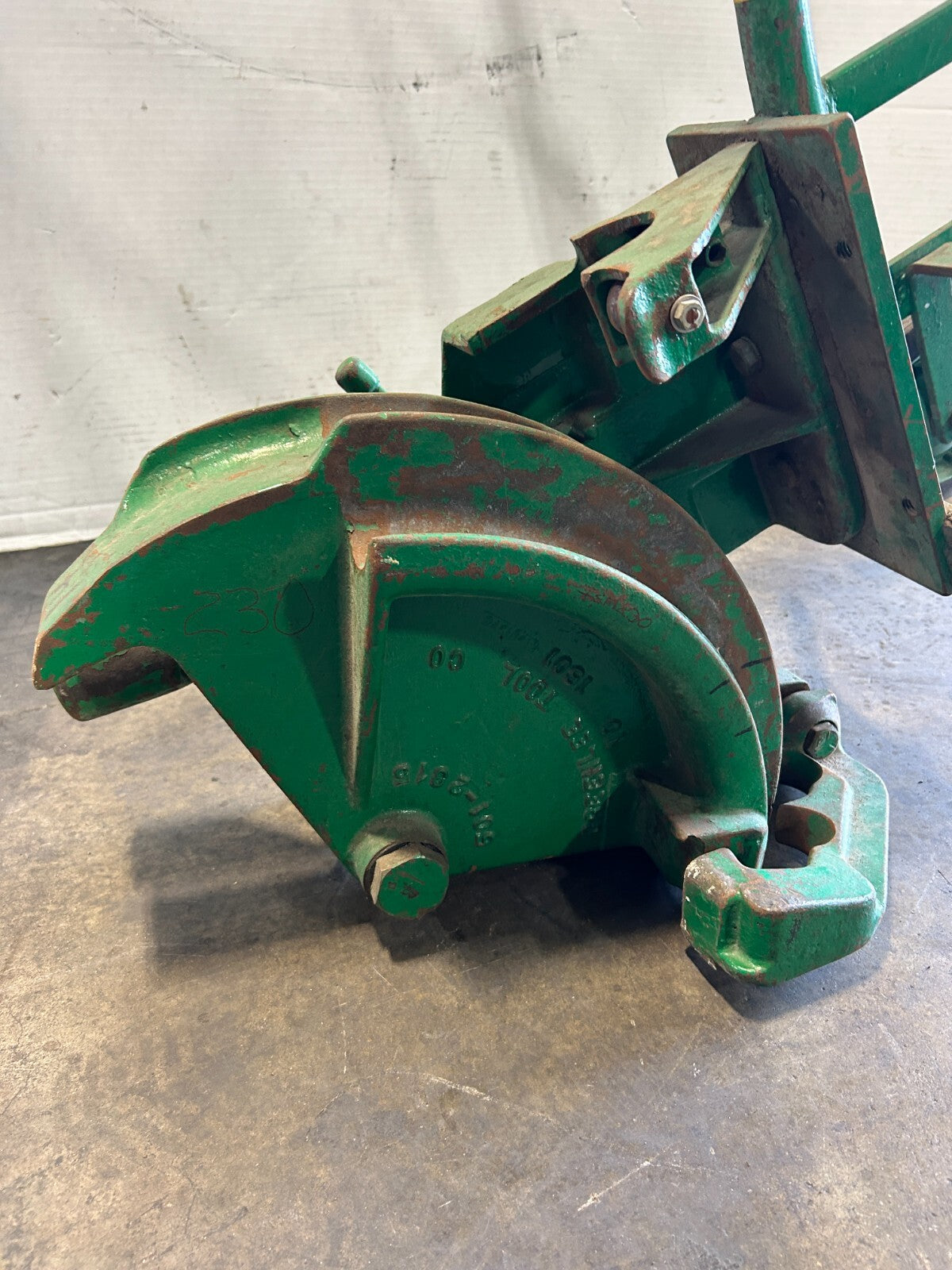 Greenlee 1801 Mechanical Pipe Bender Rigid Steel Aluminum Conduit