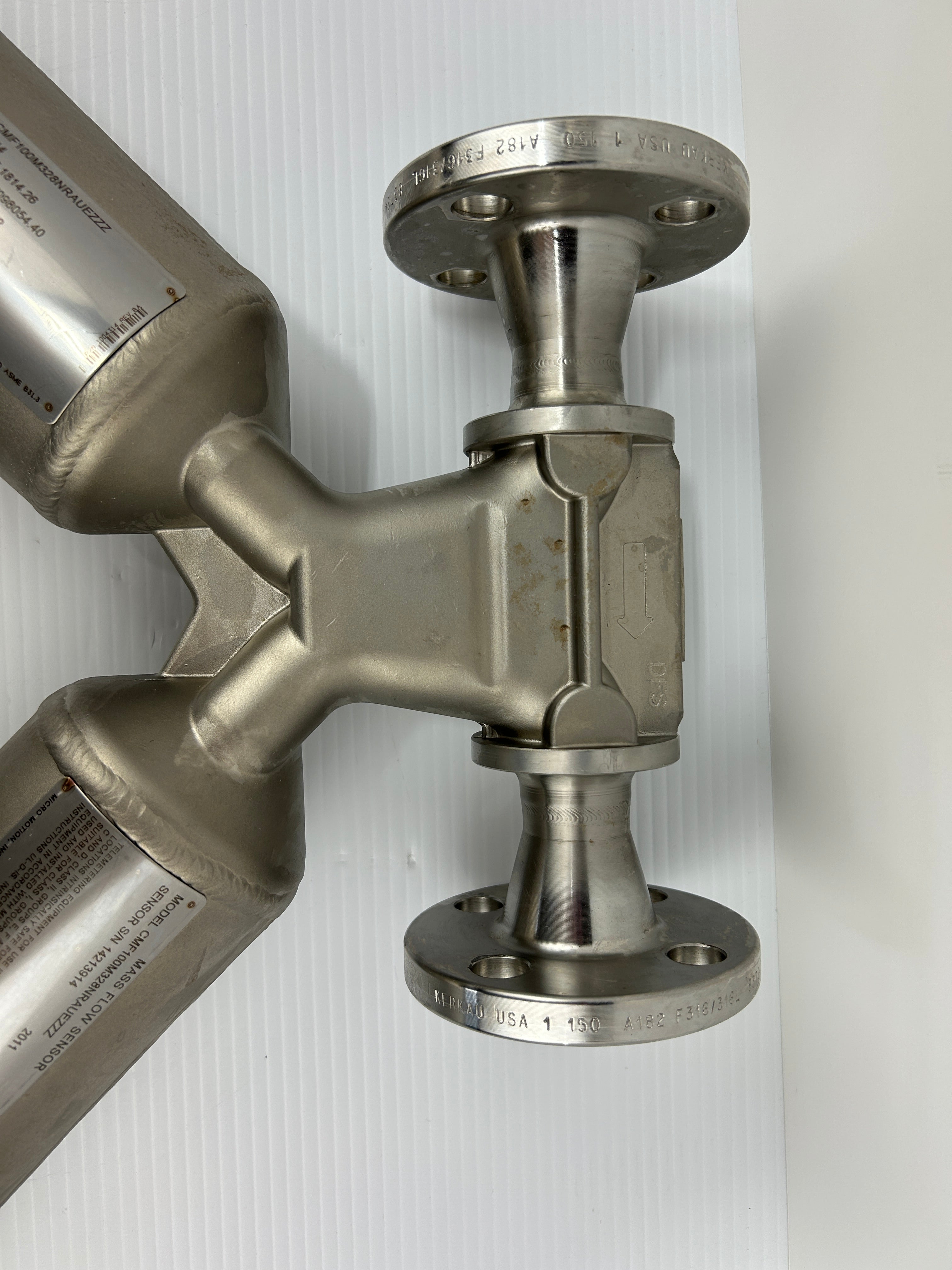 Micro Motion CMF100M328NRAUEZZZ Mass Flow Sensor 275PMAX 625PSIG