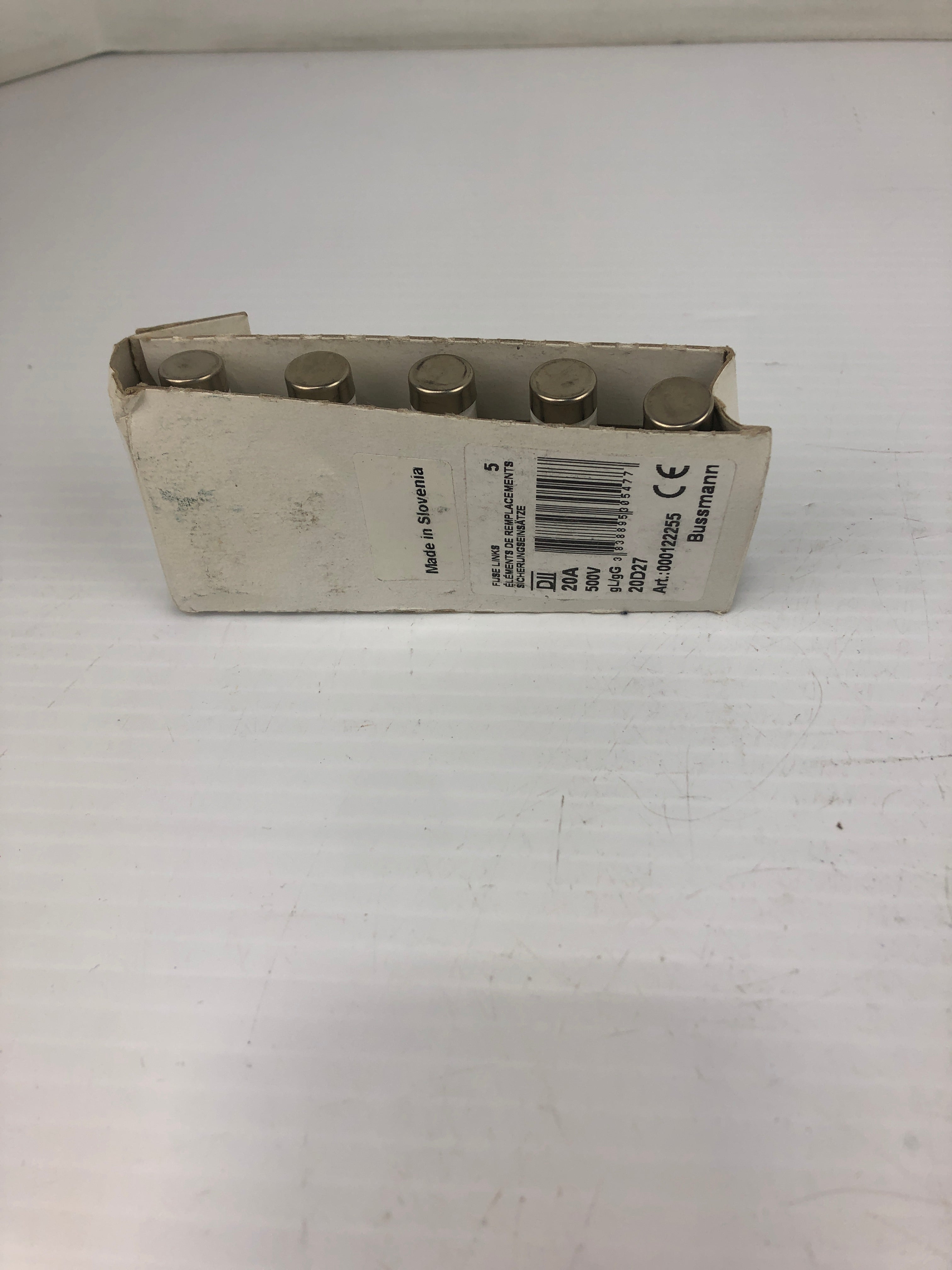 Bussman 20D27 Ceramic Bottle Fuse 20A 500V (Box of 5)