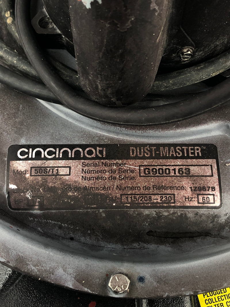 Reliance D78R5512P AC Blower Motor with Cincinnati 50S/T1 Dust Master