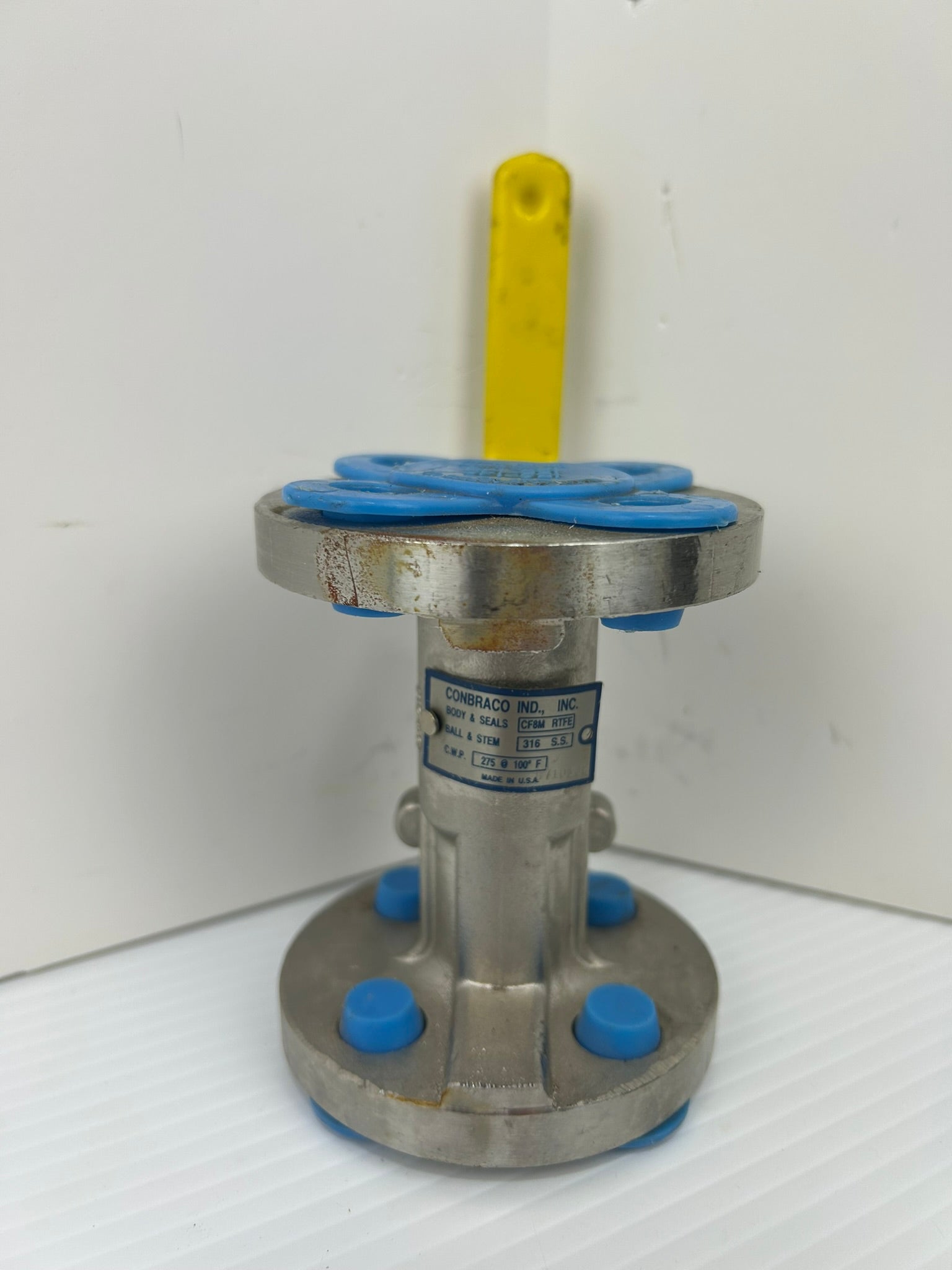 Conbraco CFM8 RTFE Manual Flanged Ball Valve 8710302 1/2" 316 SS