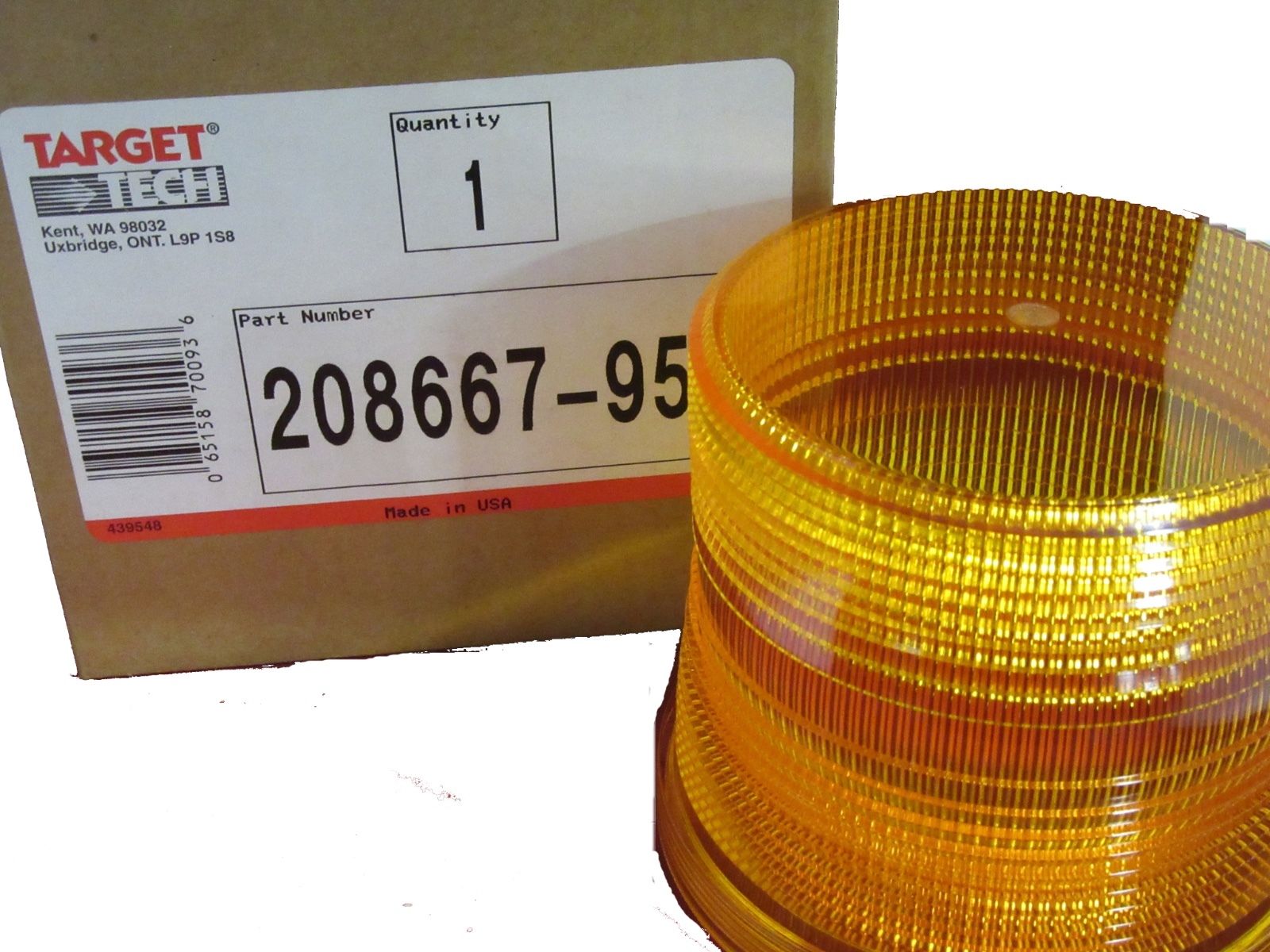 Target Tech Replacement Dome Amber Model 208667-95