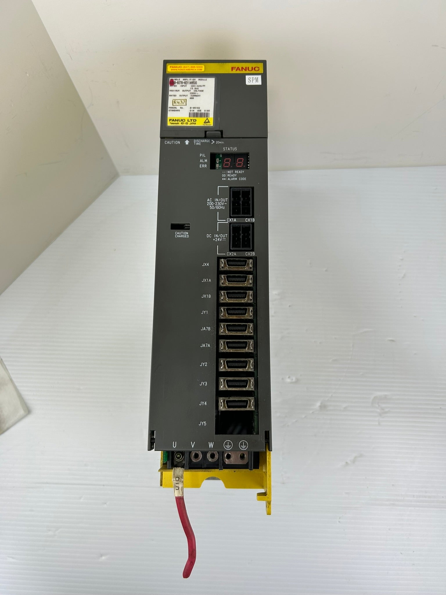 Fanuc A06B-6078-H211#H500 Spindle Amplifier Drive Module B-65162