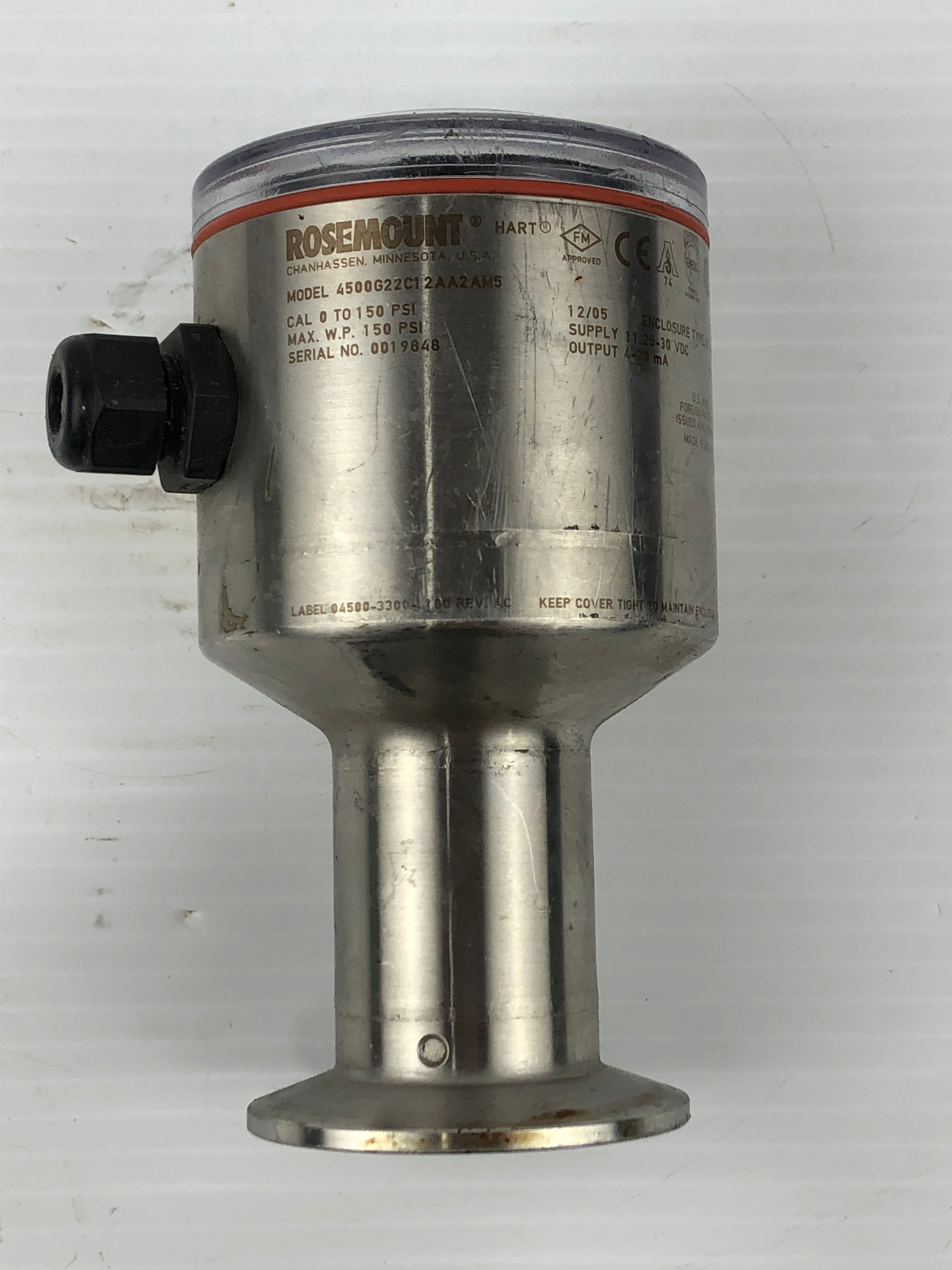 Rosemount 4500G22C12AA2AM5 Pressure Transmitter