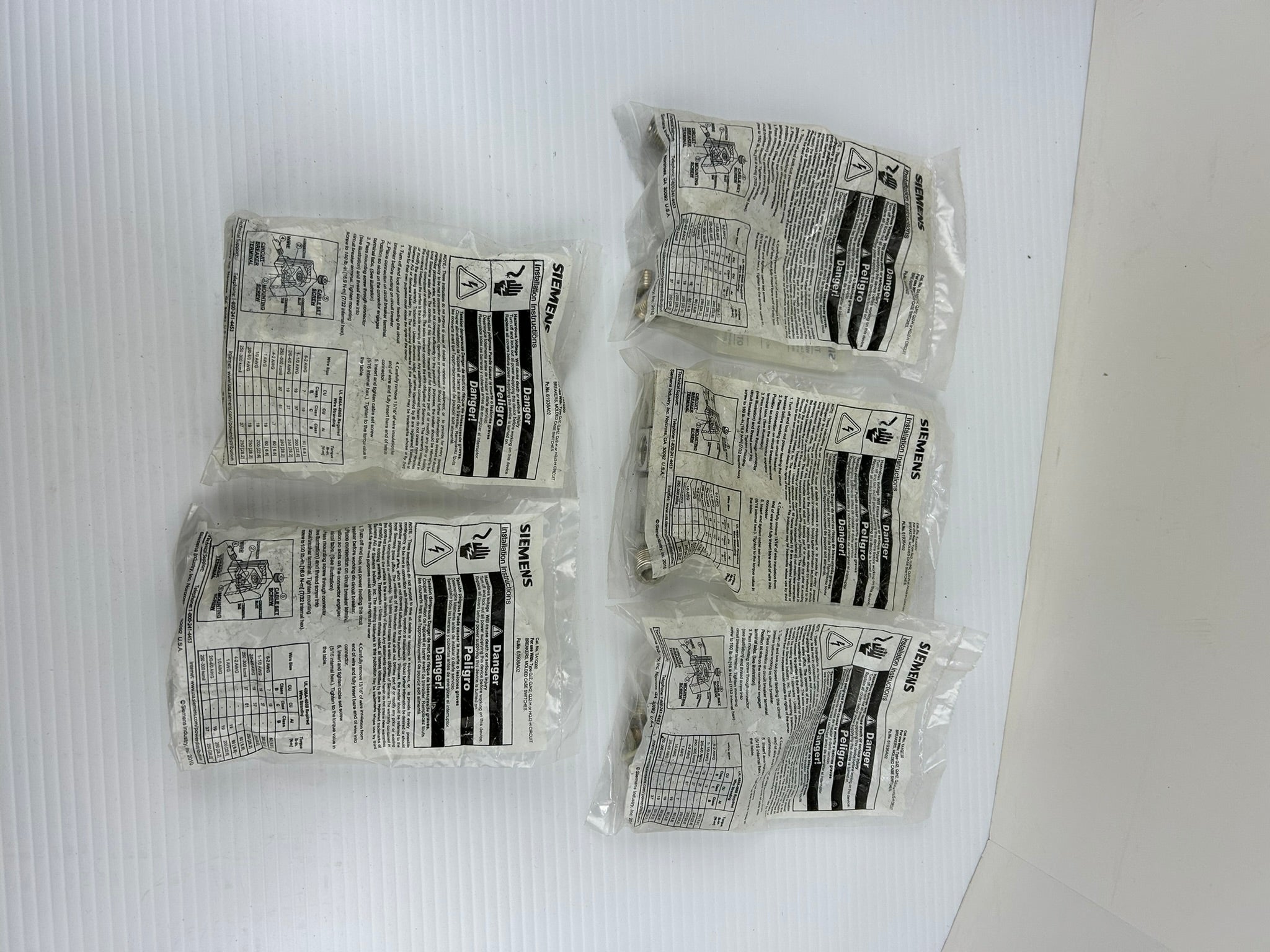 Siemens TA1Q300 Wire Grip Kit - Lot of 5