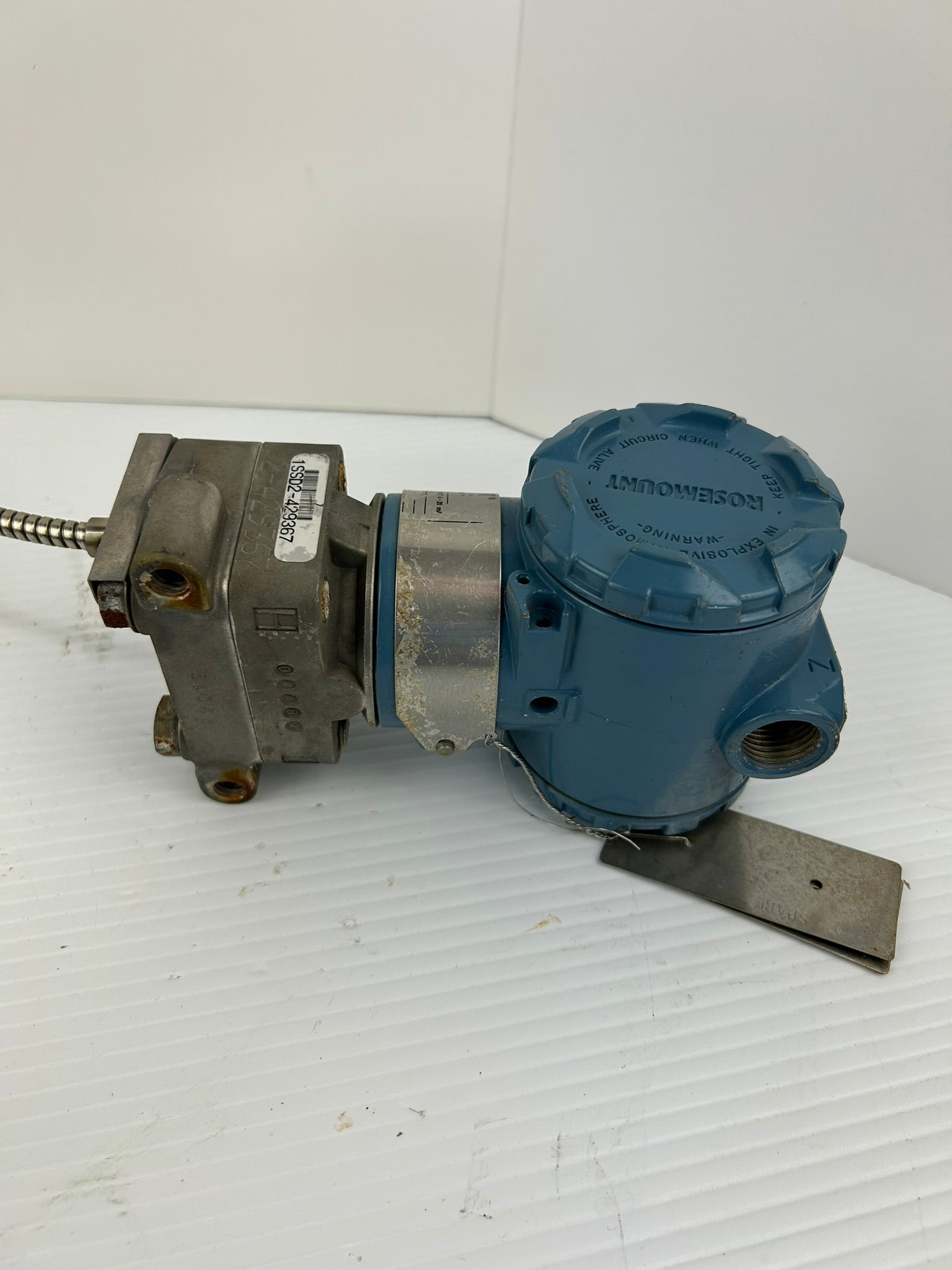 Rosemount 3051CG2A22A1AS1B4 Pressure Transmitter Sensor with Base 1SSD2-429367