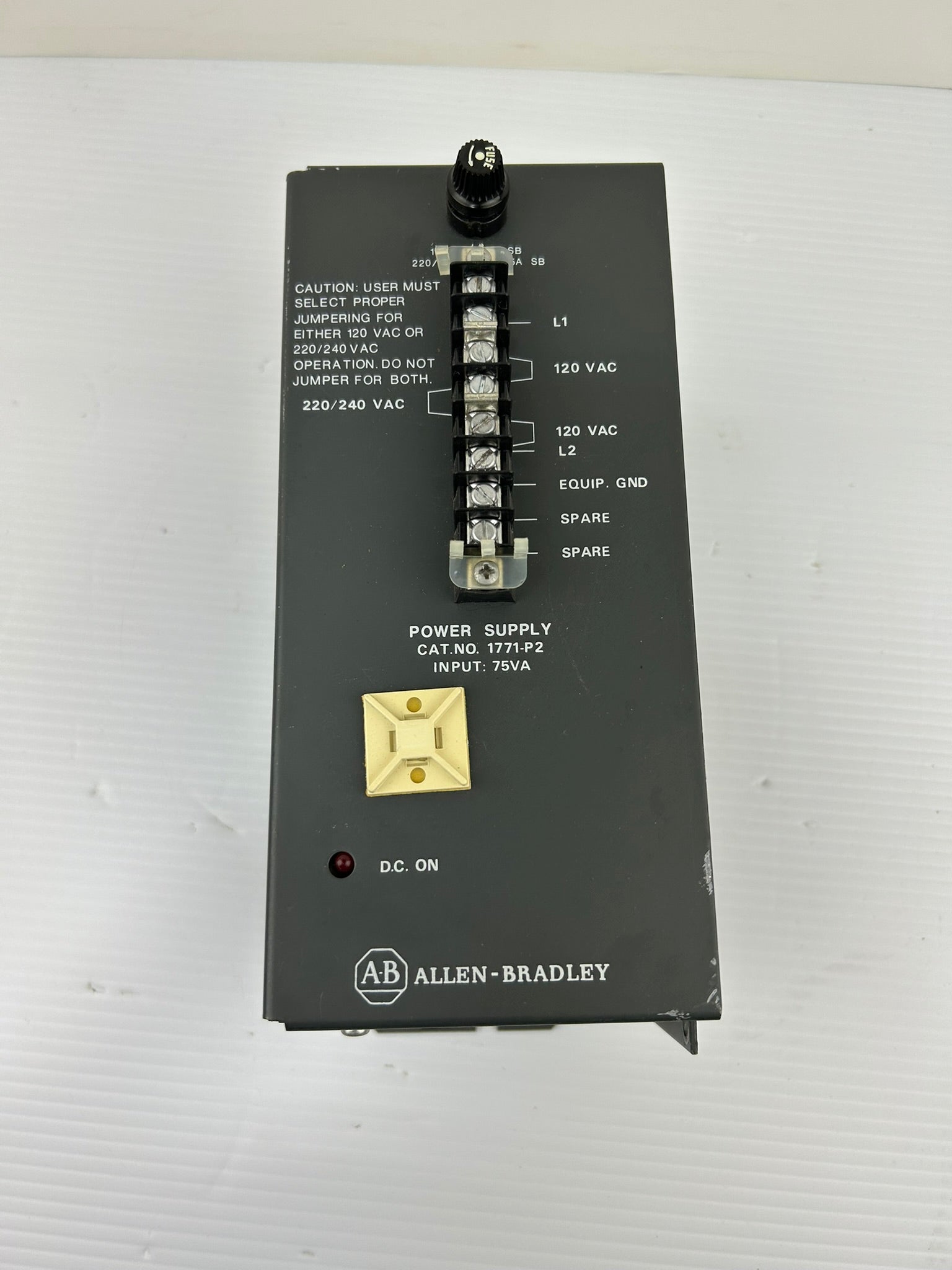 Allen Bradley 1771-P2 Power Supply Series A Input 75VA