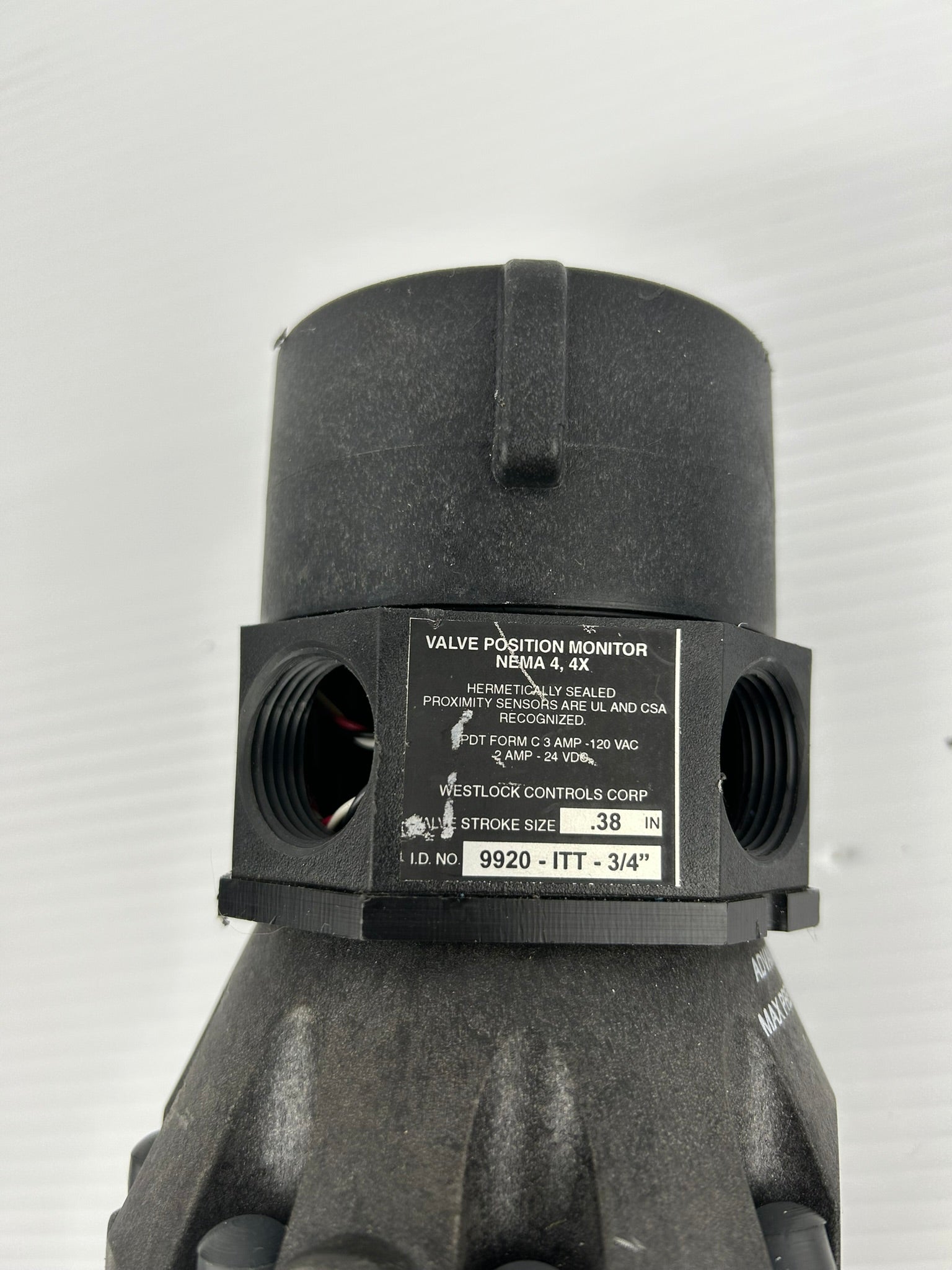 Westlock 9920-ITT-3/4" Valve Position Monitor Nema 4,4X