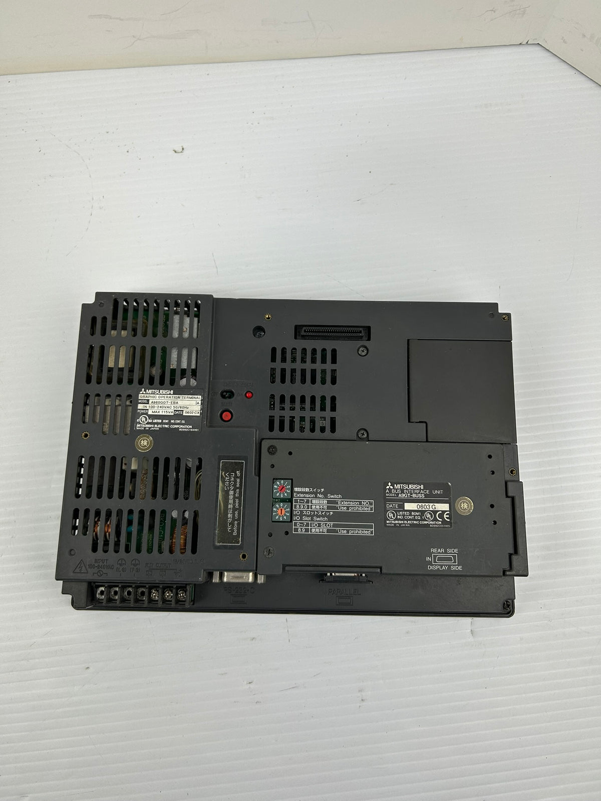 Mitsubishi A960GOT-EBA Graphic Operation Terminal Series A with A9GT-BUSS