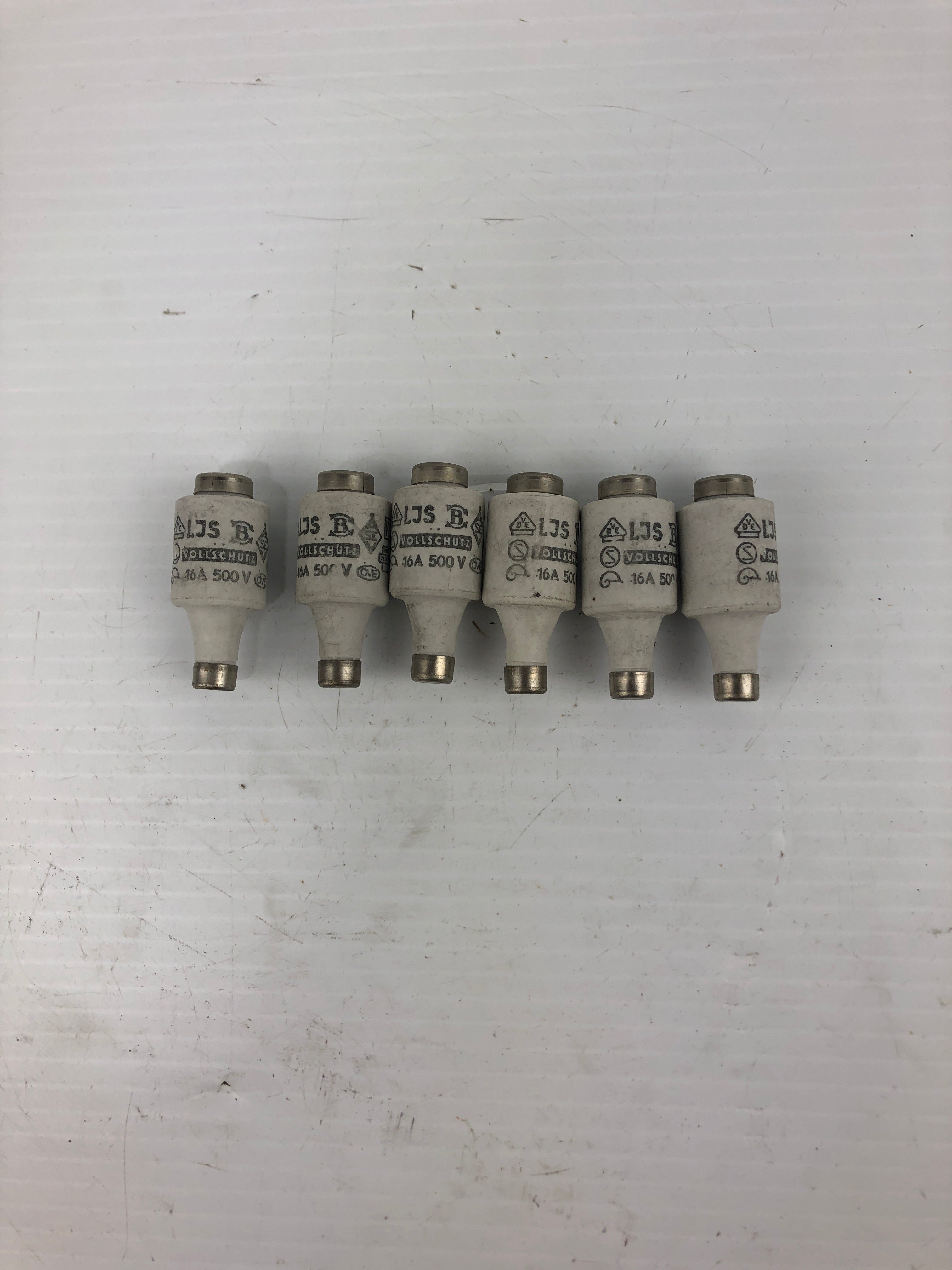 LSJ Vollschutz Kema Keur Fuse 16A 500V - Lot of 6