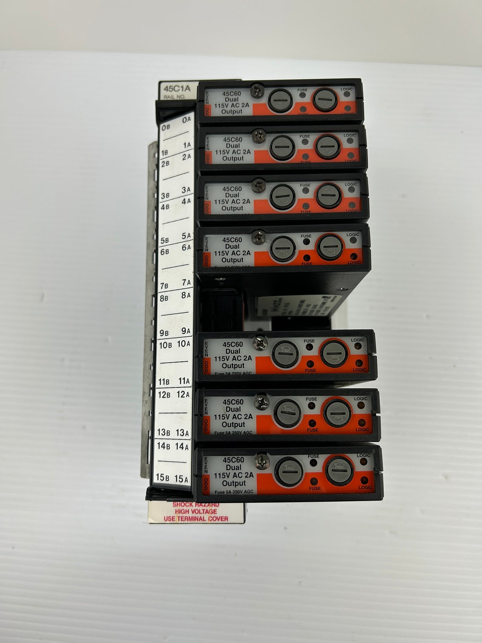 Reliance Electric Automate 45C1A Programmable Controller with (7) 45C60 Modules
