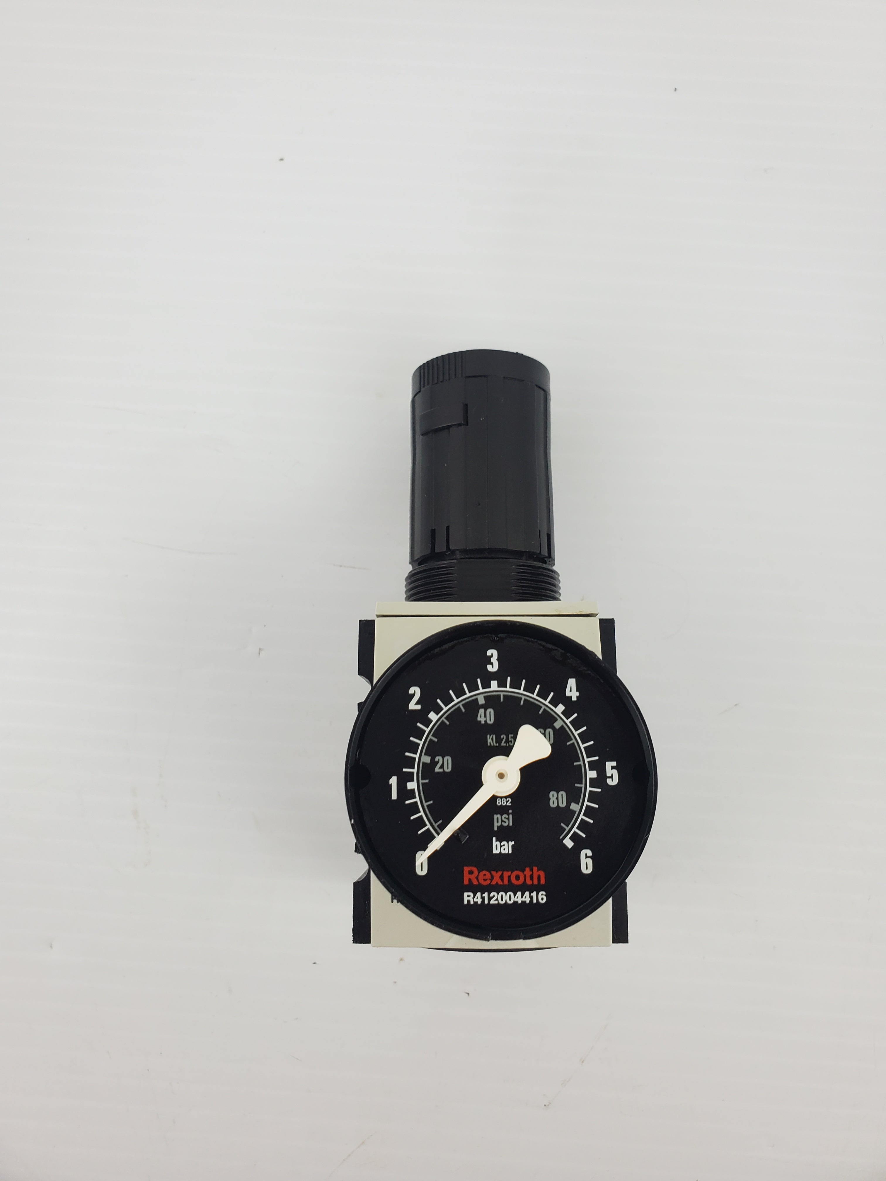 Rexroth AS2-RGS-G038-GAN Pneumatic Pressure Regulator with Gauge R412004416
