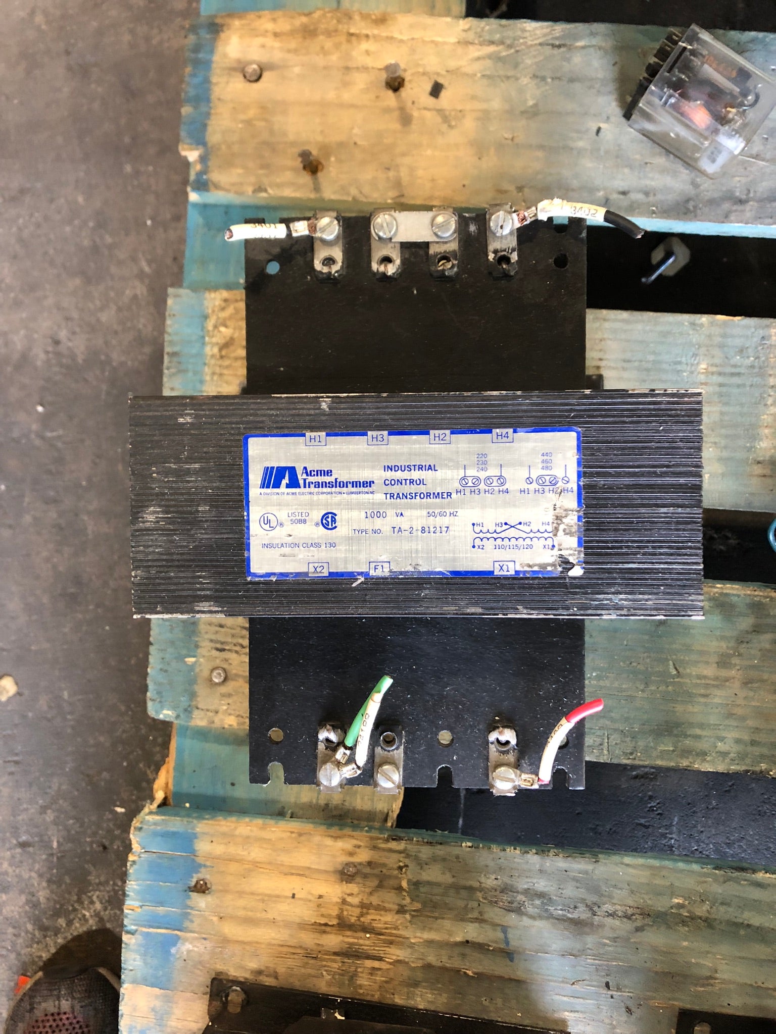 Acme Industrial Control Transformer TA-2-81217 1000VA 50/60Hz Class 130