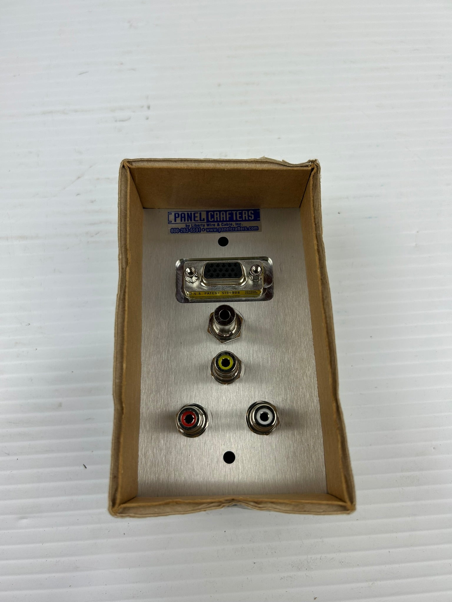 Liberty Wire & Cable Panel Crafters CCS-WP1 Plate Classic Clear Single Gang
