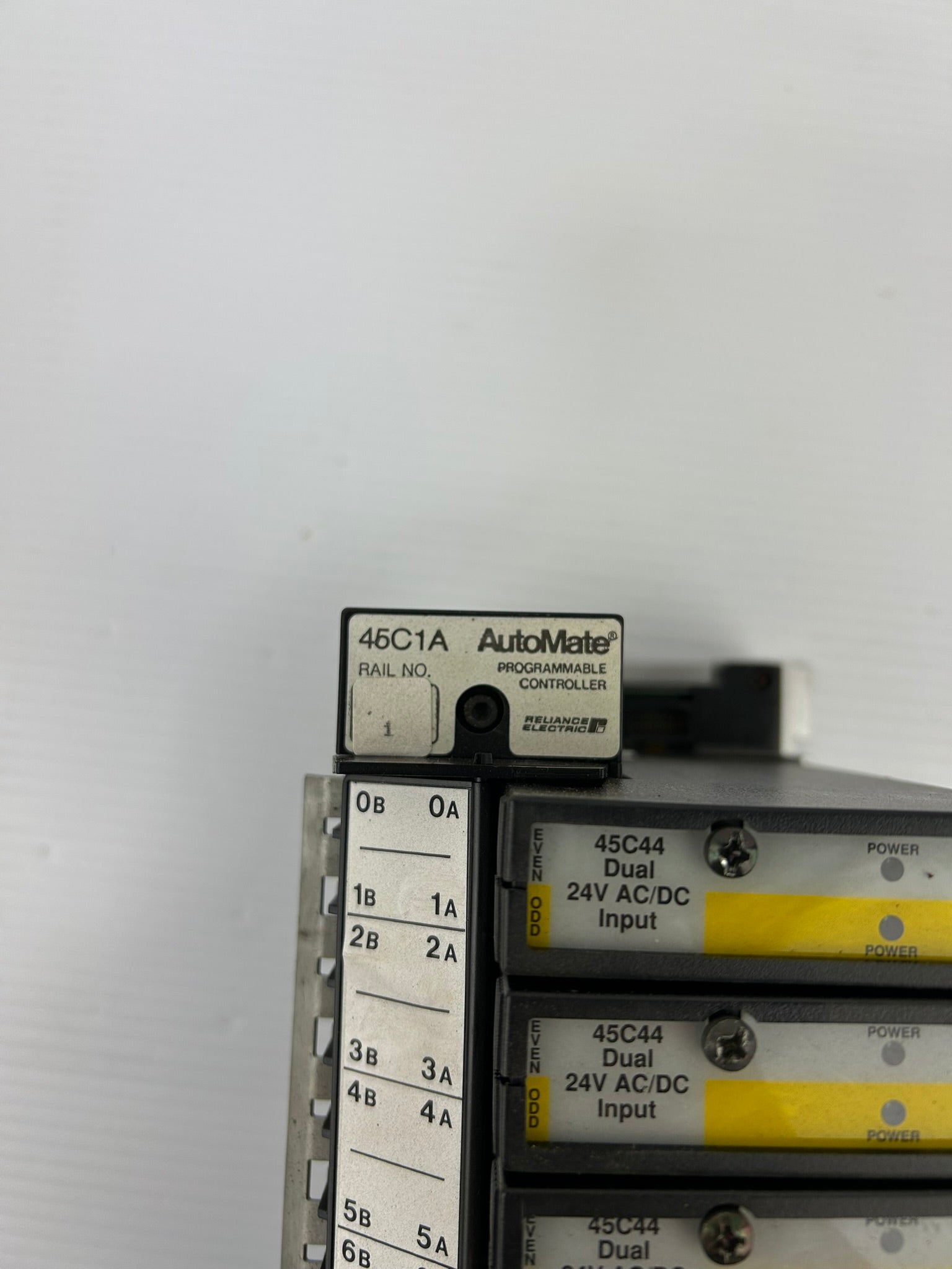 Reliance Electric Automate 45C1A Programmable Controller with (8) 45C44 Modules