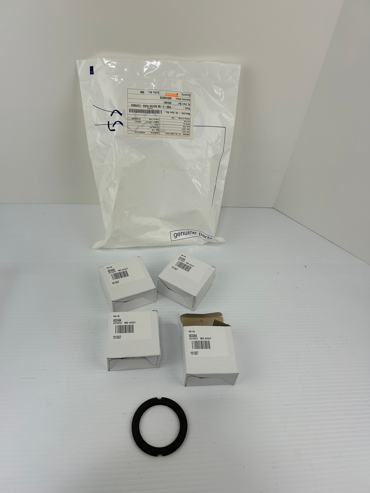 Tri-Clover 402484 Rotor Carbon Static Seal Ring R60-2-08 - Lot of 4