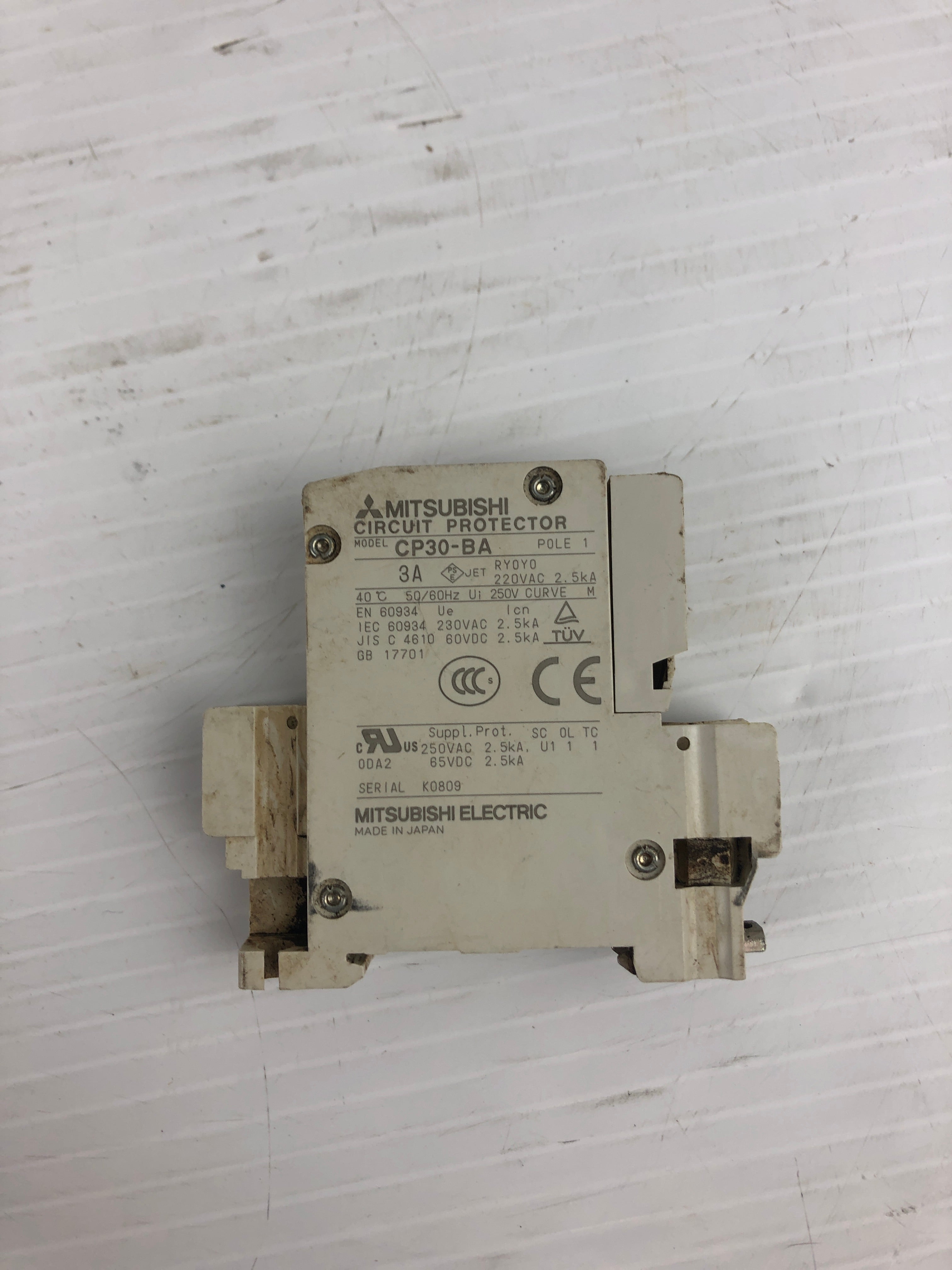 Mitsubishi CP30-BA Circuit Protector 3A 1P