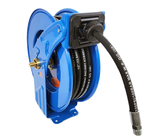 Industrial Oil Hose Reel with 1/2" x 50' Hose 2320 PSI Macnaught M3D-O-5050 ***