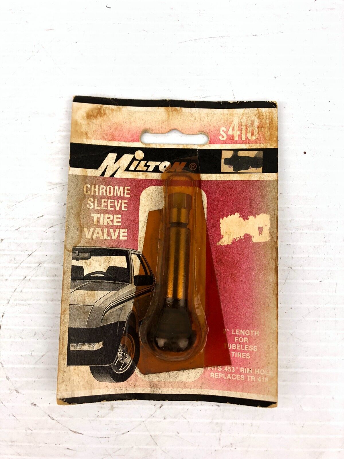 Milton S418-1 Chrome Sleeve Tire Valve