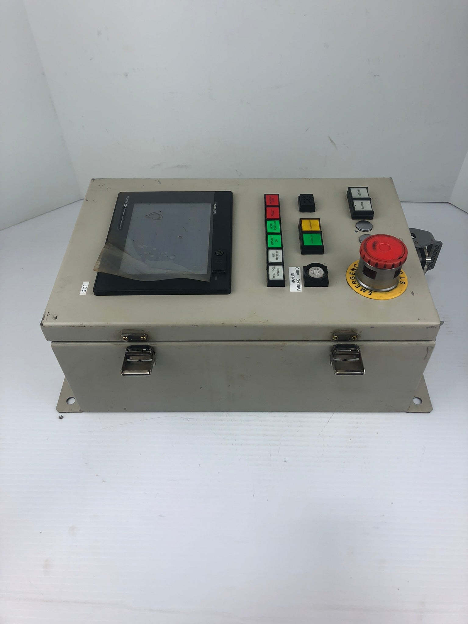 Yaskawa JZRCR-N0P16-NA Control Box GOT1000 Mitsubishi Screen GT1155-QSBD