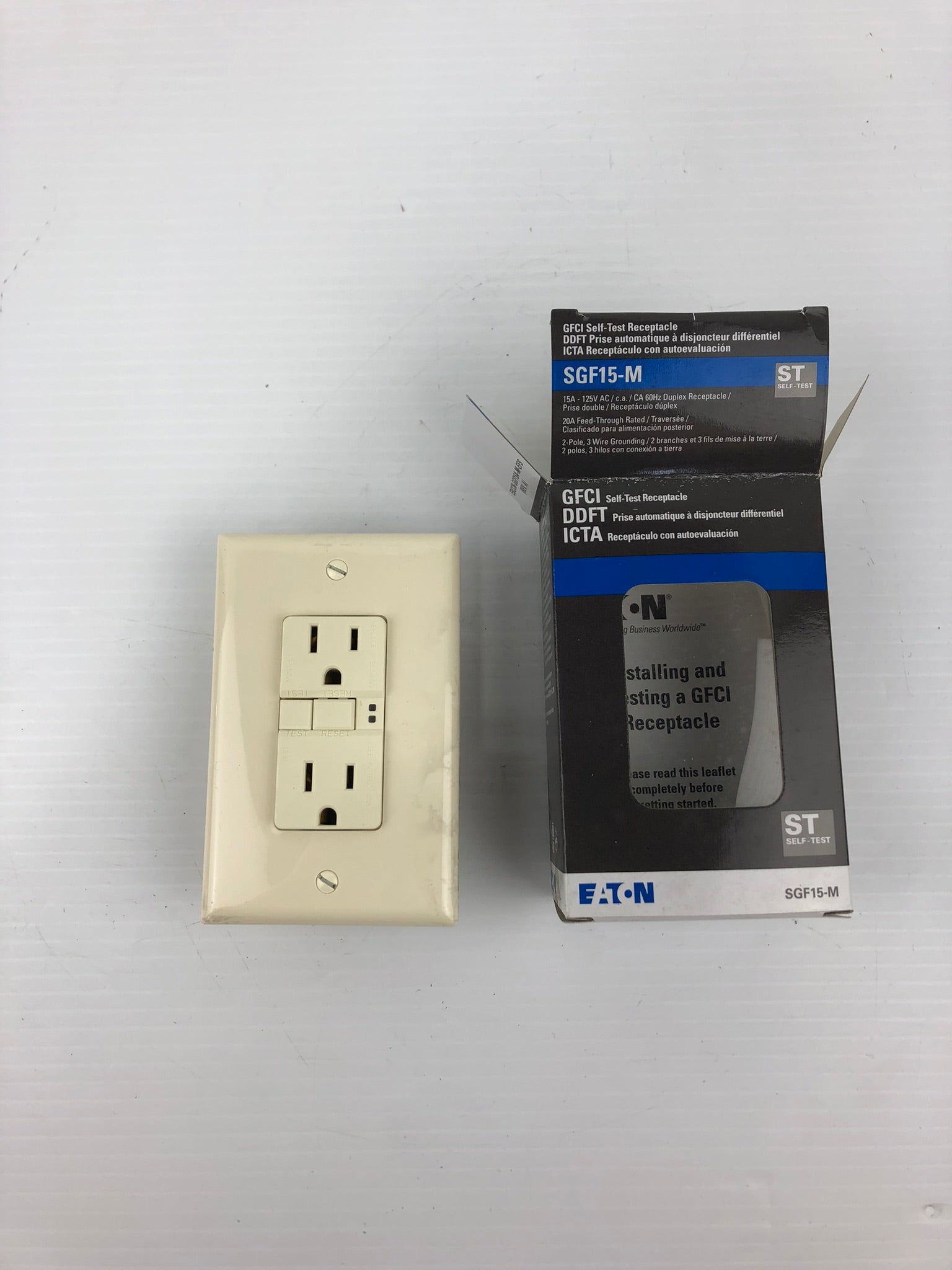 Eaton SGF15-M GFCI Self-Test Receptacle