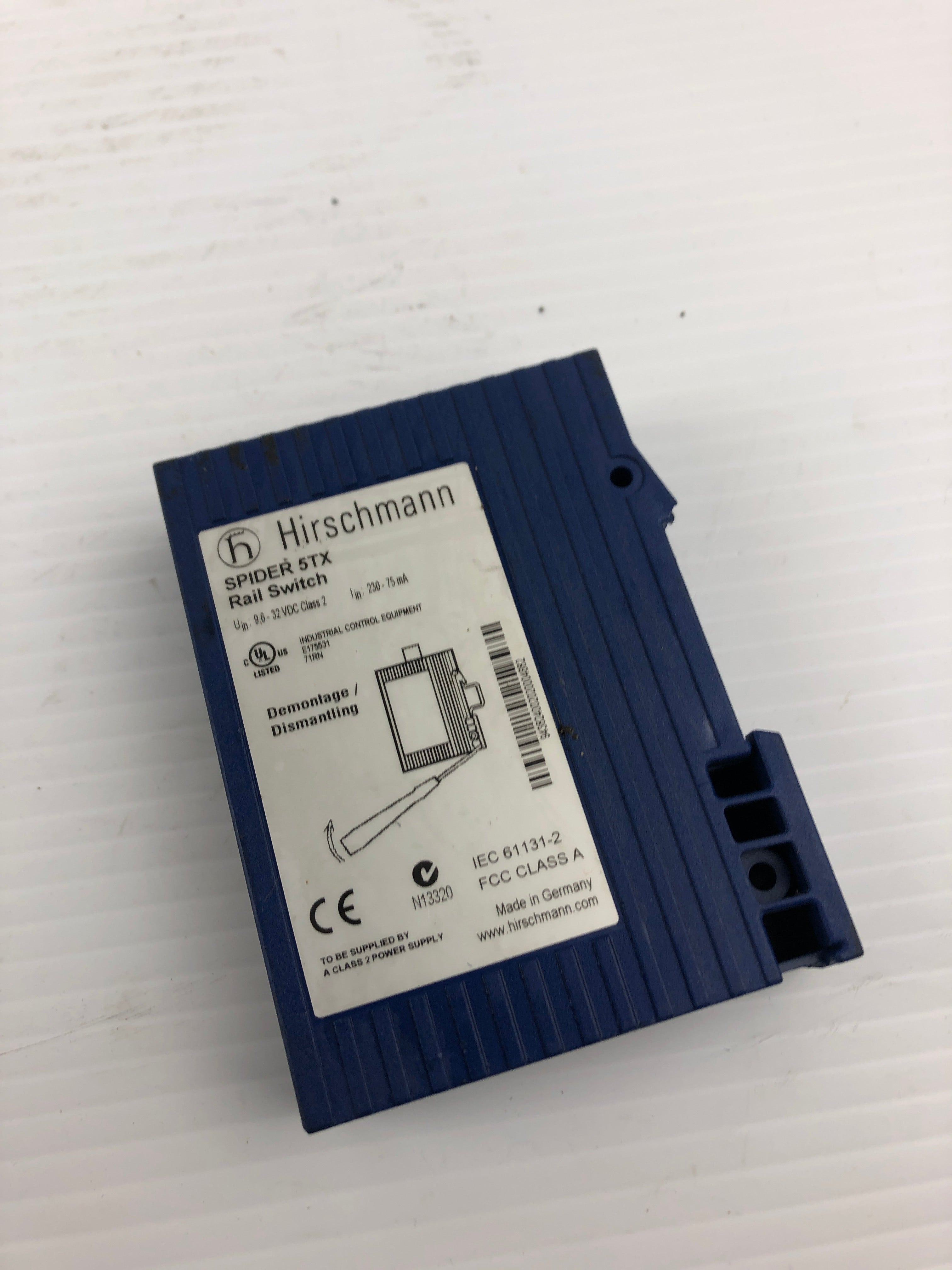 Hirschmann SPIDER 5TX 5 Port Ethernet Rail Switch