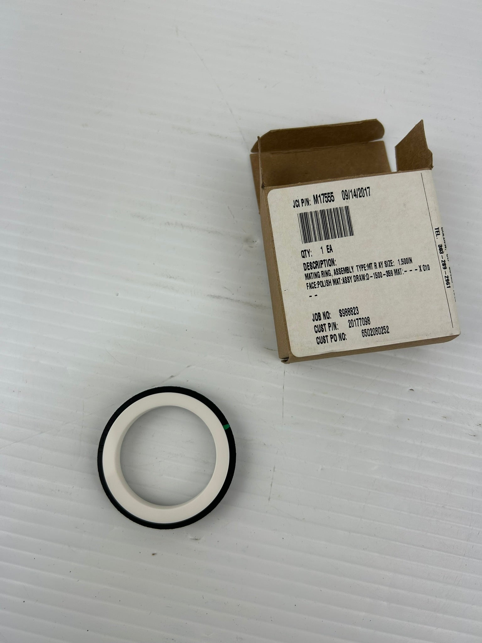 John Crane M17555 Mating Ring Assembly Ceramic