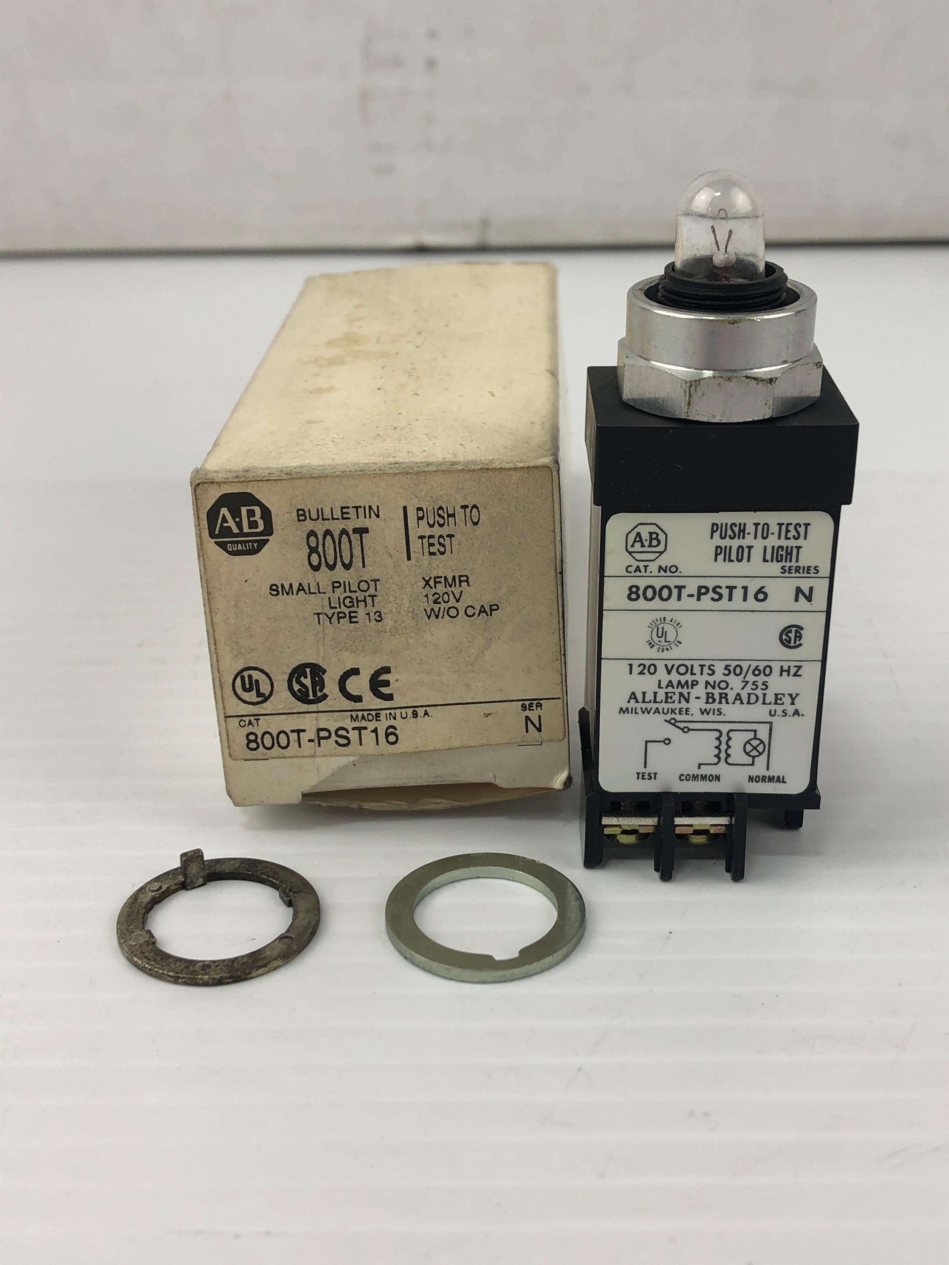 Allen-Bradley 800T-PST16 Pilot Light Series N