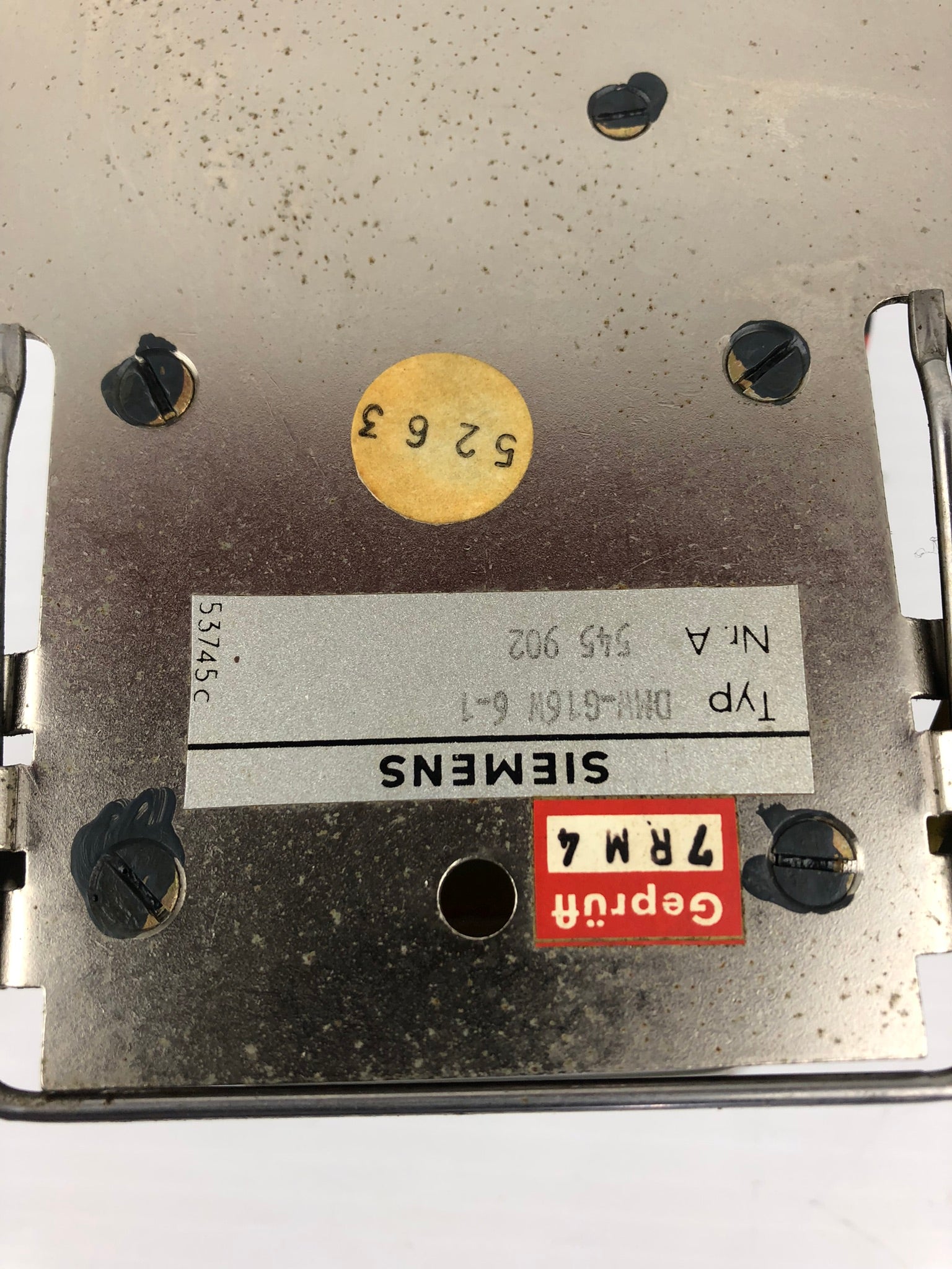 Siemens DMW-G16W Control Power System