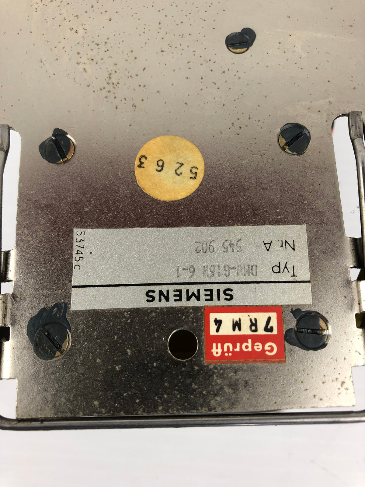 Siemens DMW-G16W Control Power System