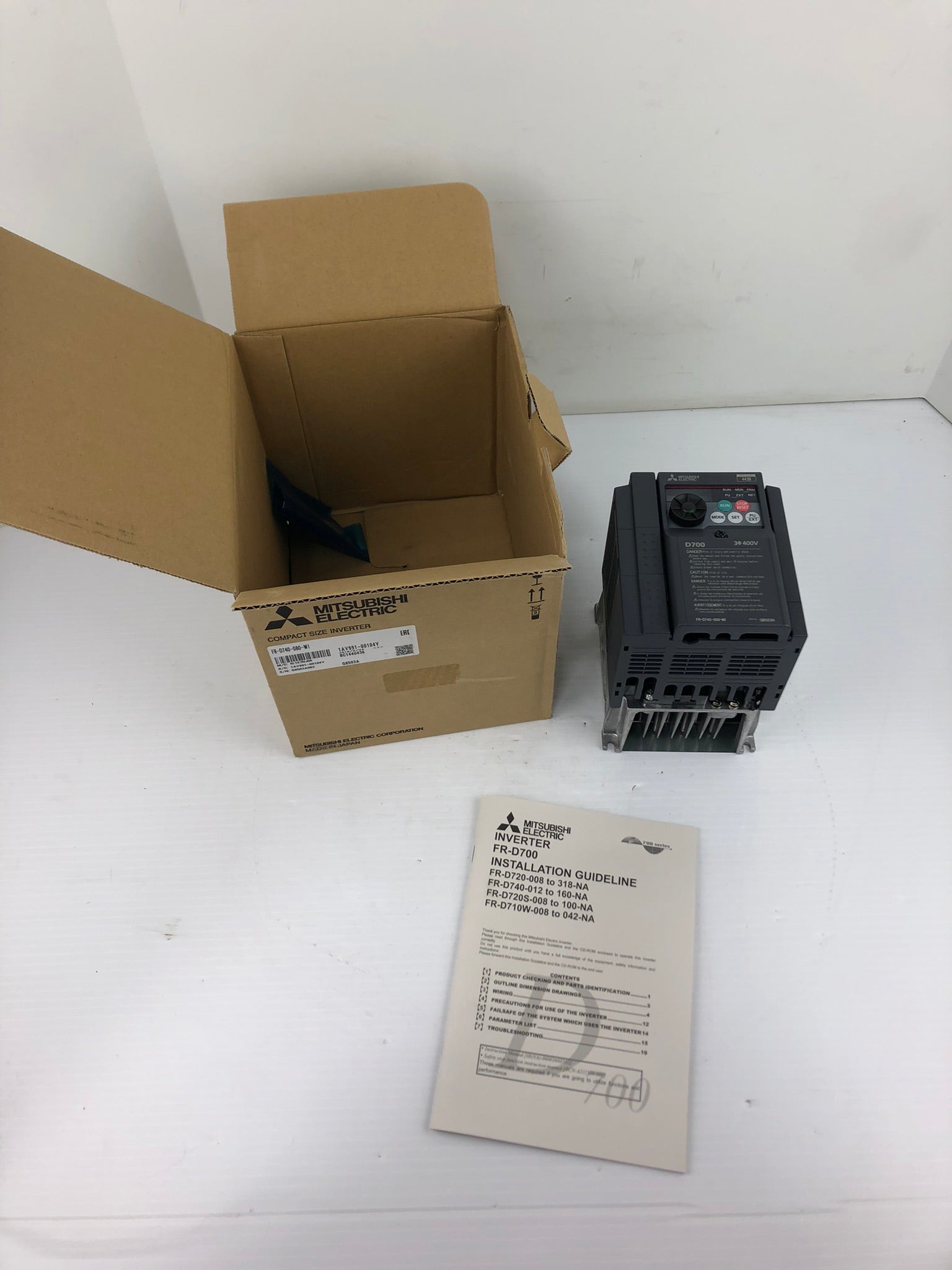 Mitsubishi FR-D740-080-W1 Inverter Variable Frequency Drive