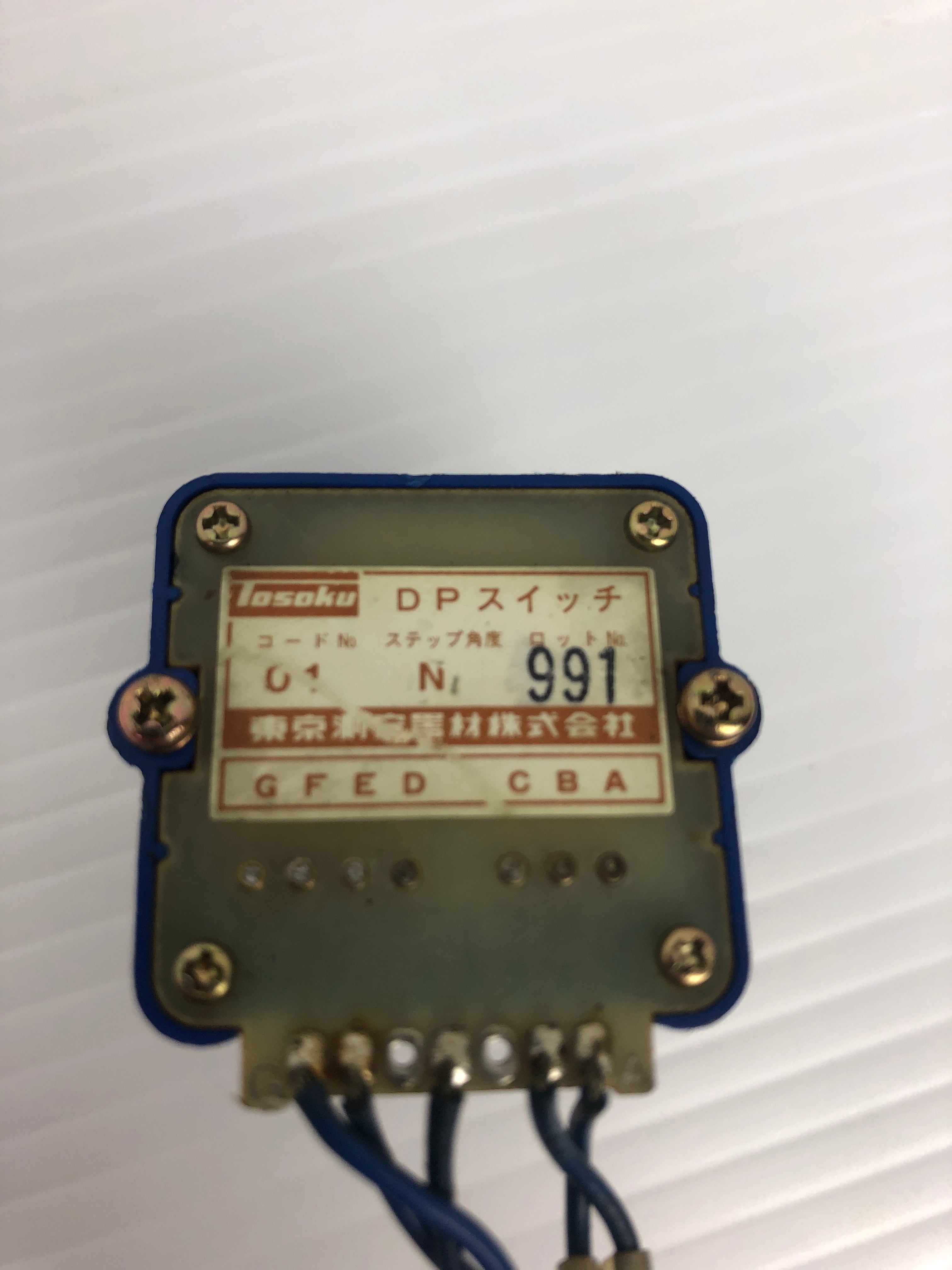 Tosoku DP01N-991 Rotary Switch