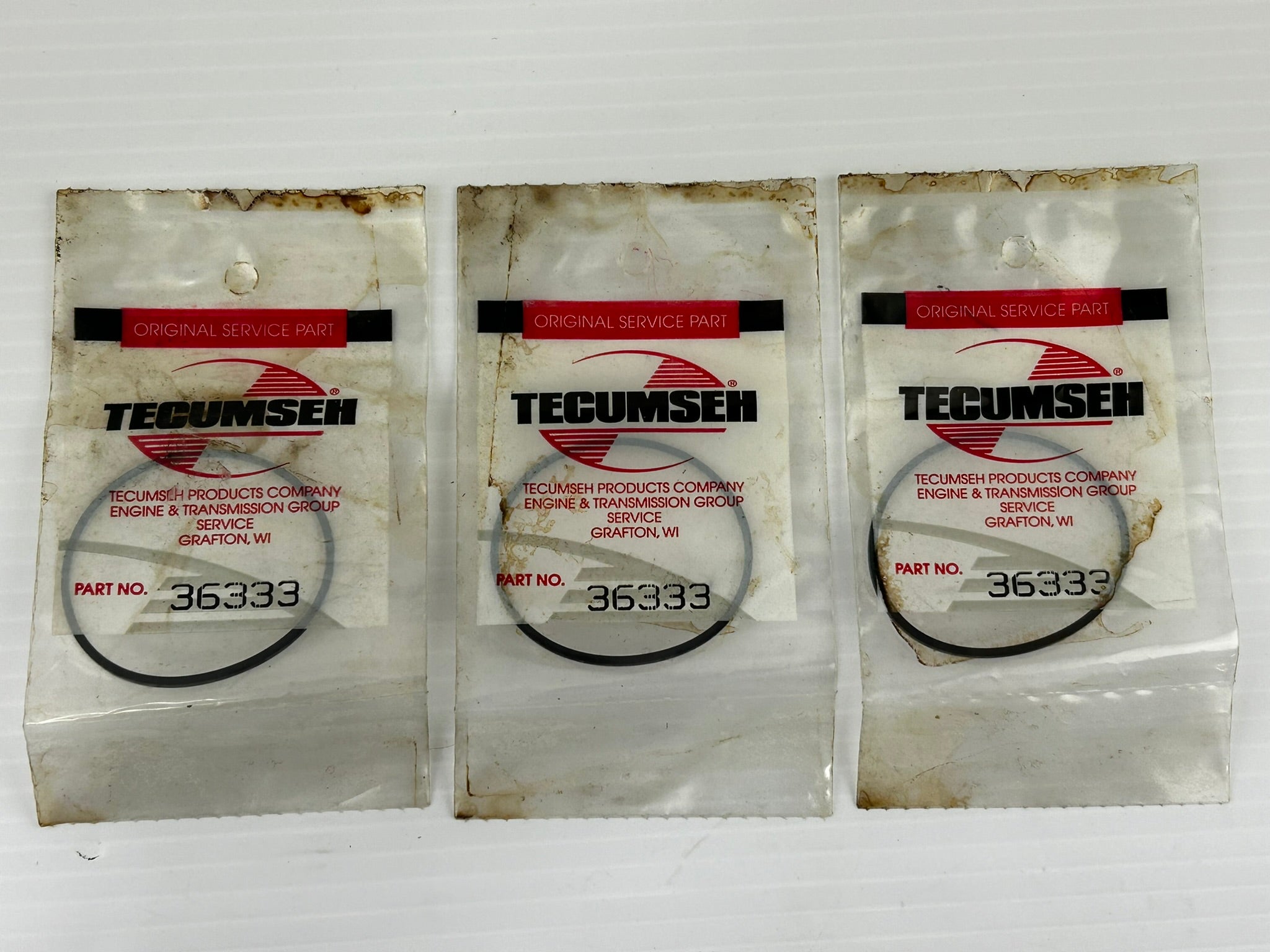 Tecumseh O-Ring 36333 - Lot of 3