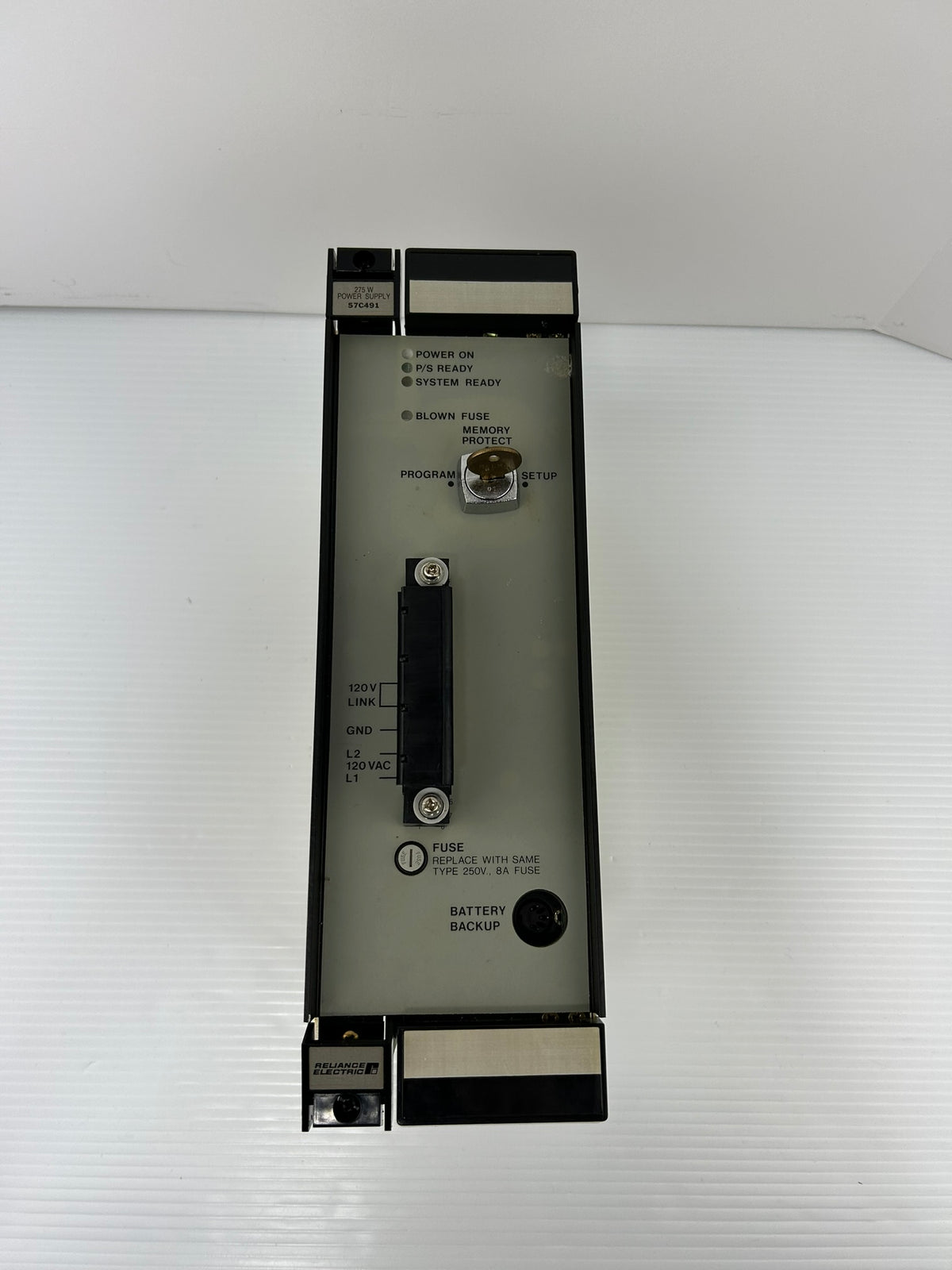 Reliance Electric 57C491 Automax Power Supply 275W Lorain ES281CMB - With Key