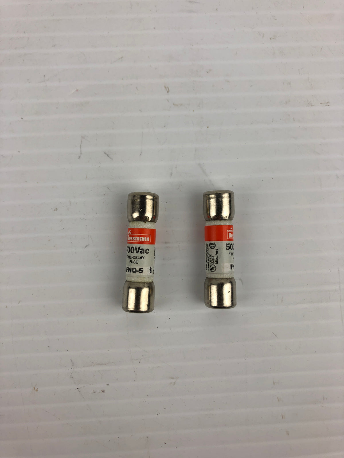 Bussmann FNQ-5 Time Delay Fuse - Lot of 2