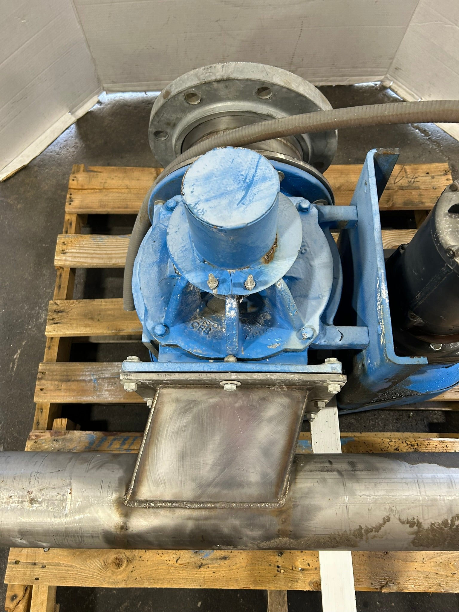 Andritz Sprout 10X8 STD Blower Rotary Airlock Valve w/ Gearbox & Motor 07-00062