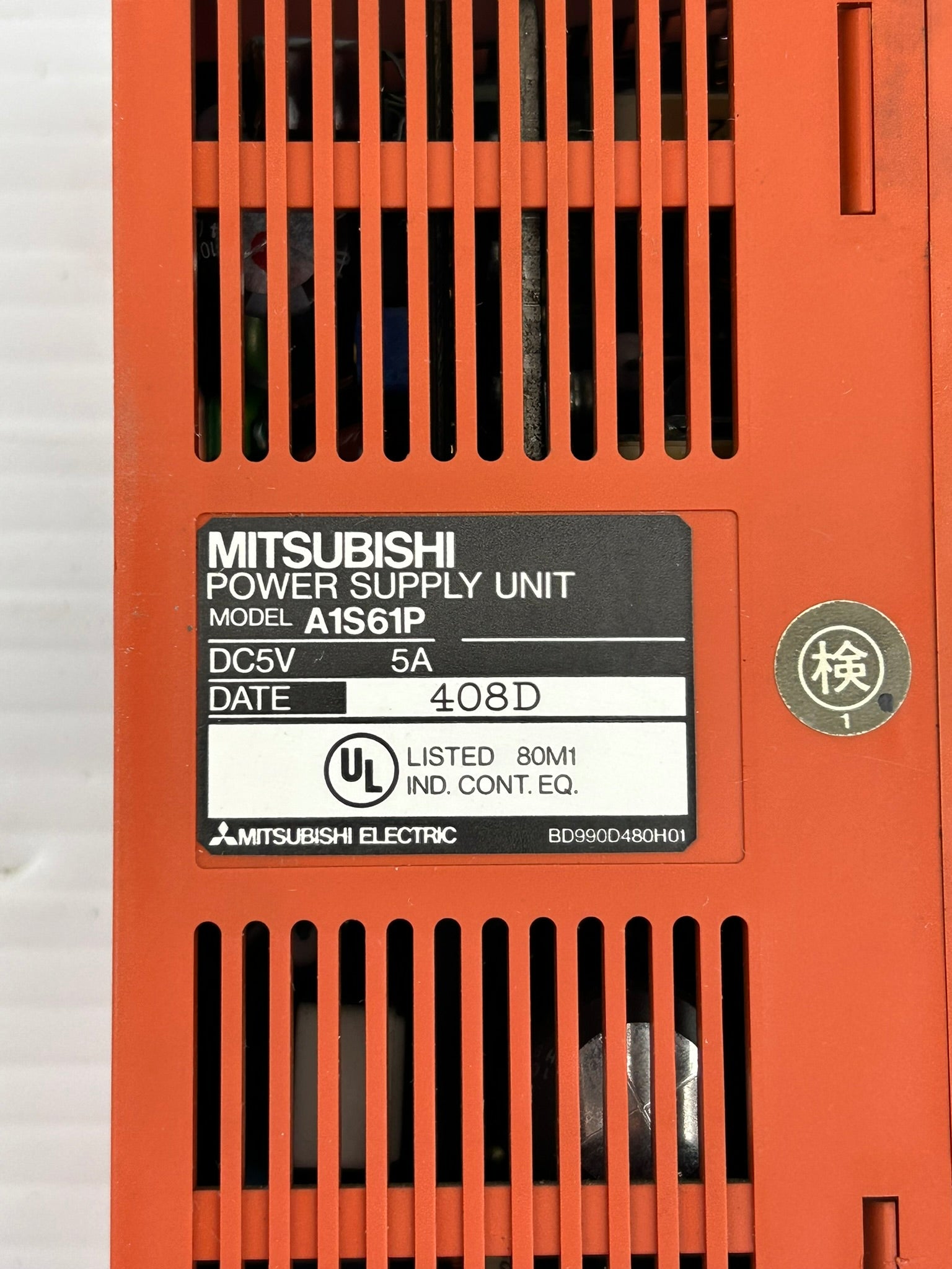 Mitsubishi A1S61P Melsec Power Supply Unit PLC Module 5VDC 5A