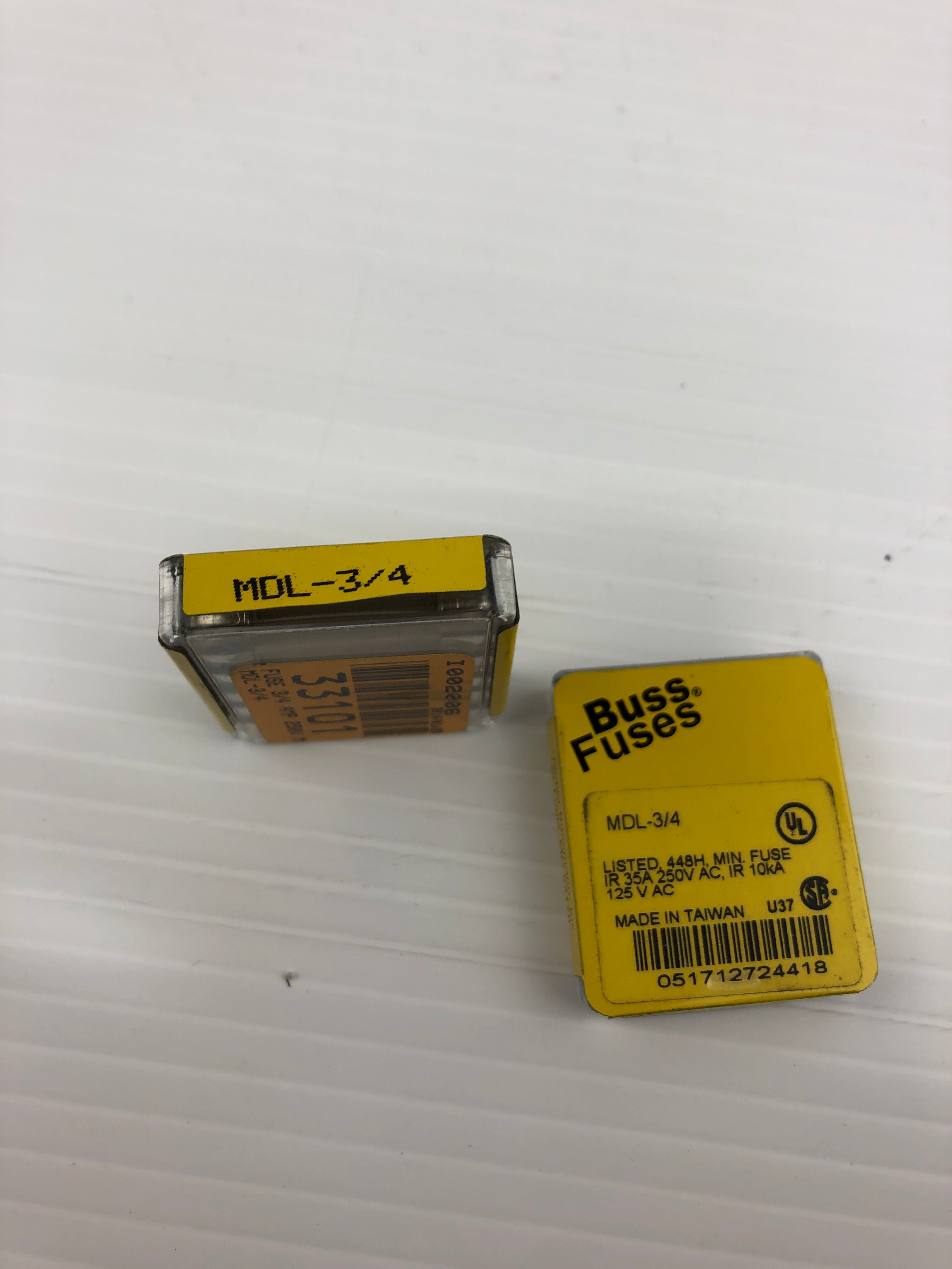 Buss Fuses MDL-3/4 Mini Fuse - Lot of 9