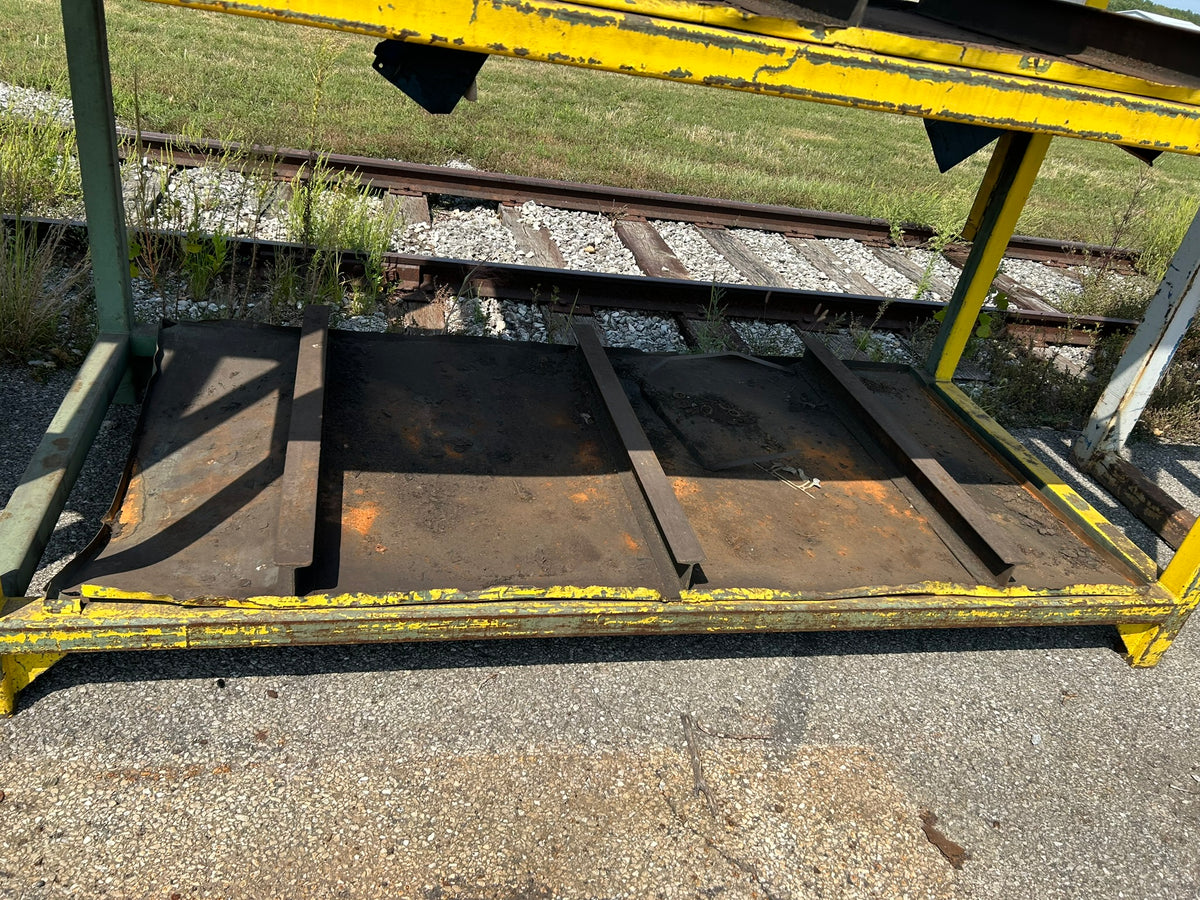 Heavy Duty Industrial Metal Bar Stock Storage Rack 106" L x 48" W x 93" H Yellow