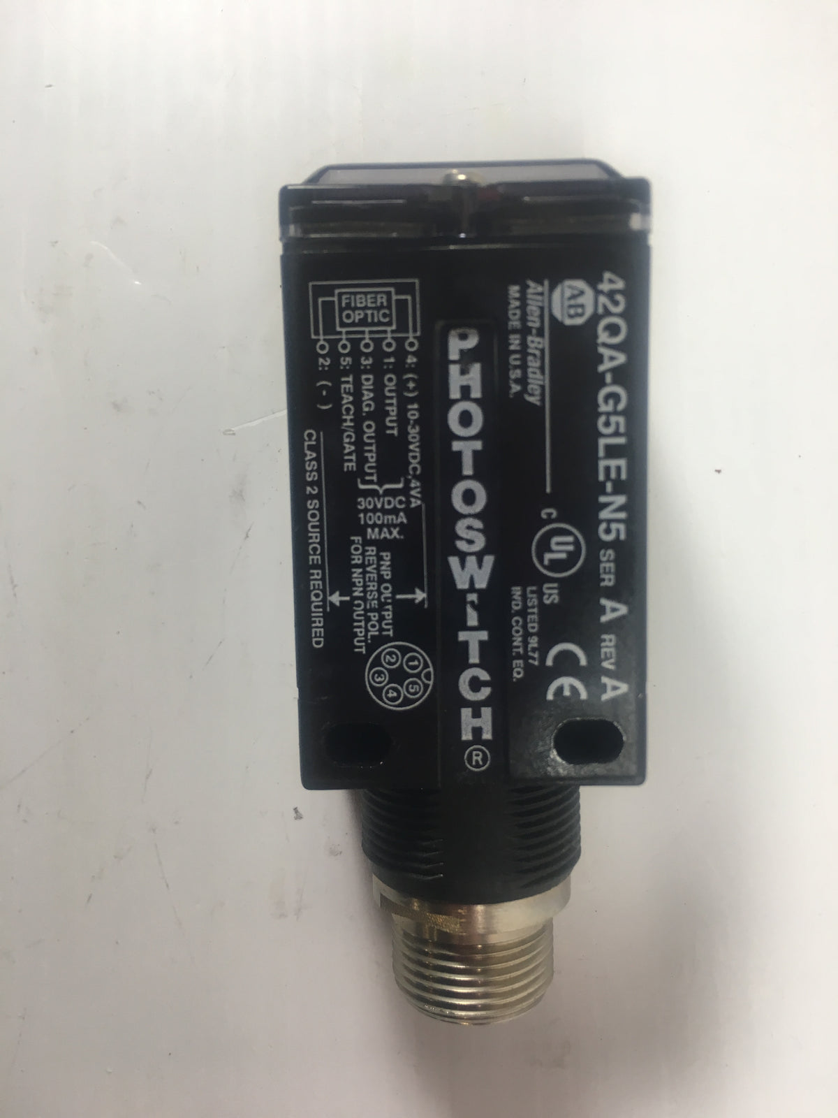 Allen-Bradley 42QA-G5LE-N5 Photoswitch Series A Rev A