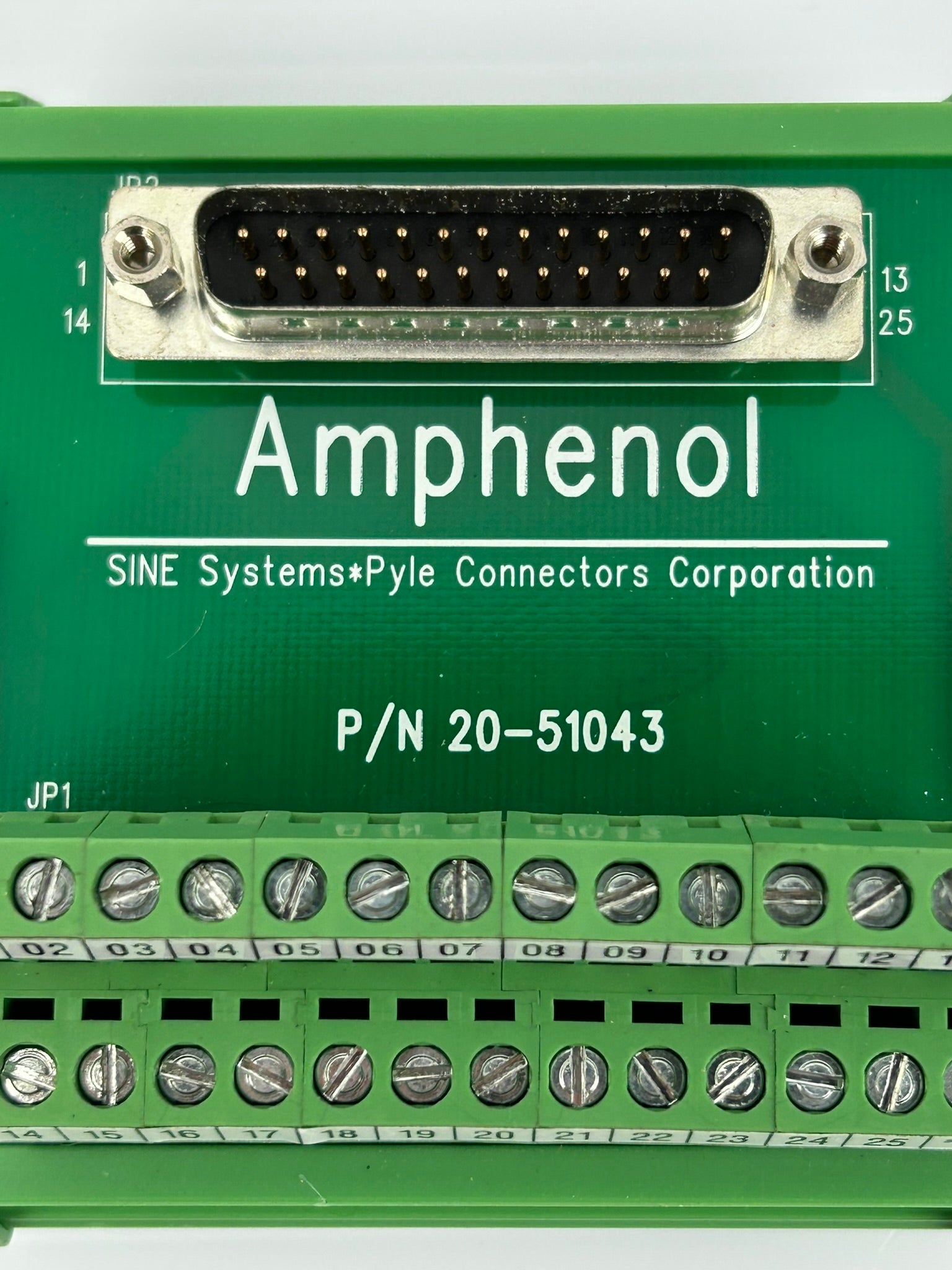 Amphenol 20-51043 Connector Terminal Block - Lot of 2