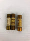 Tron KAB-15 Rectifier Fuse 250 Volts - Lot of 3