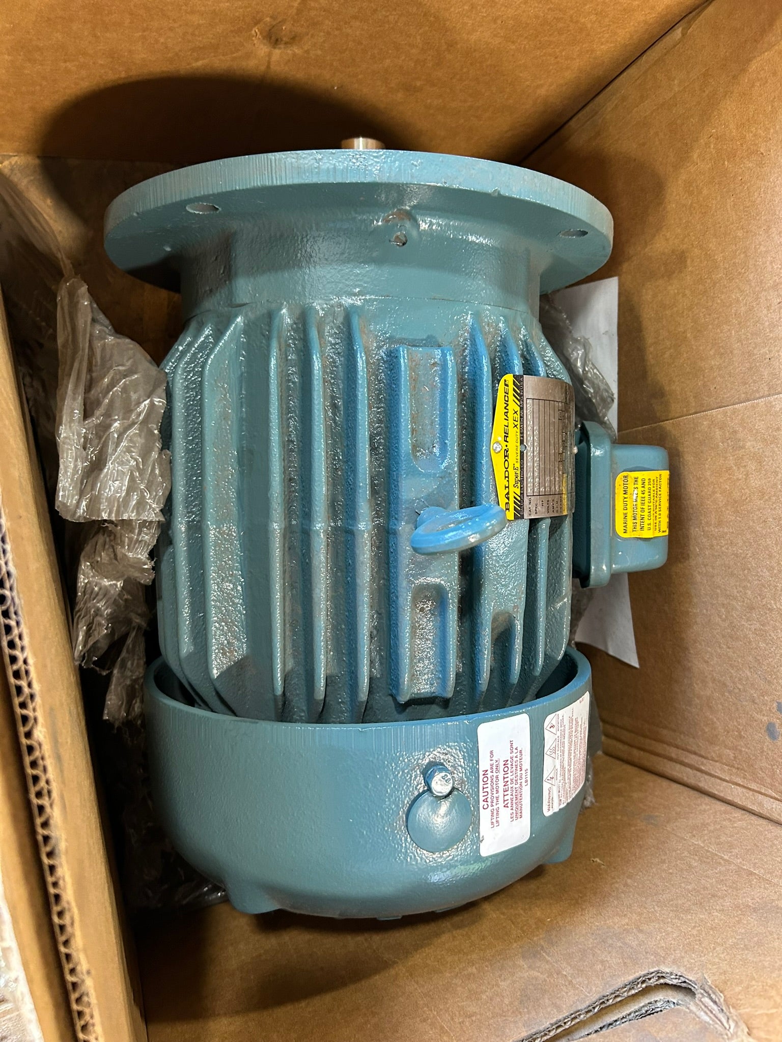 Baldor-Reliance M13D 103282192-001 Super-E XEX Motor 5HP 3PH 1760RPM 182TD