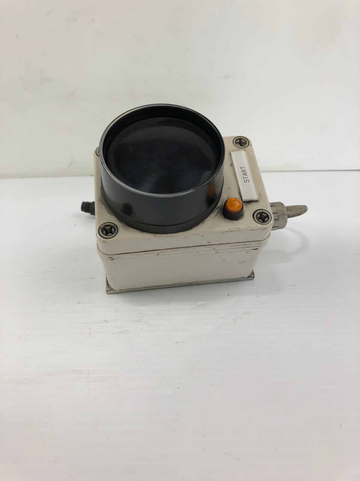 Industrial Push Button Switch Black Safety Pushbutton Right Mount with Cable