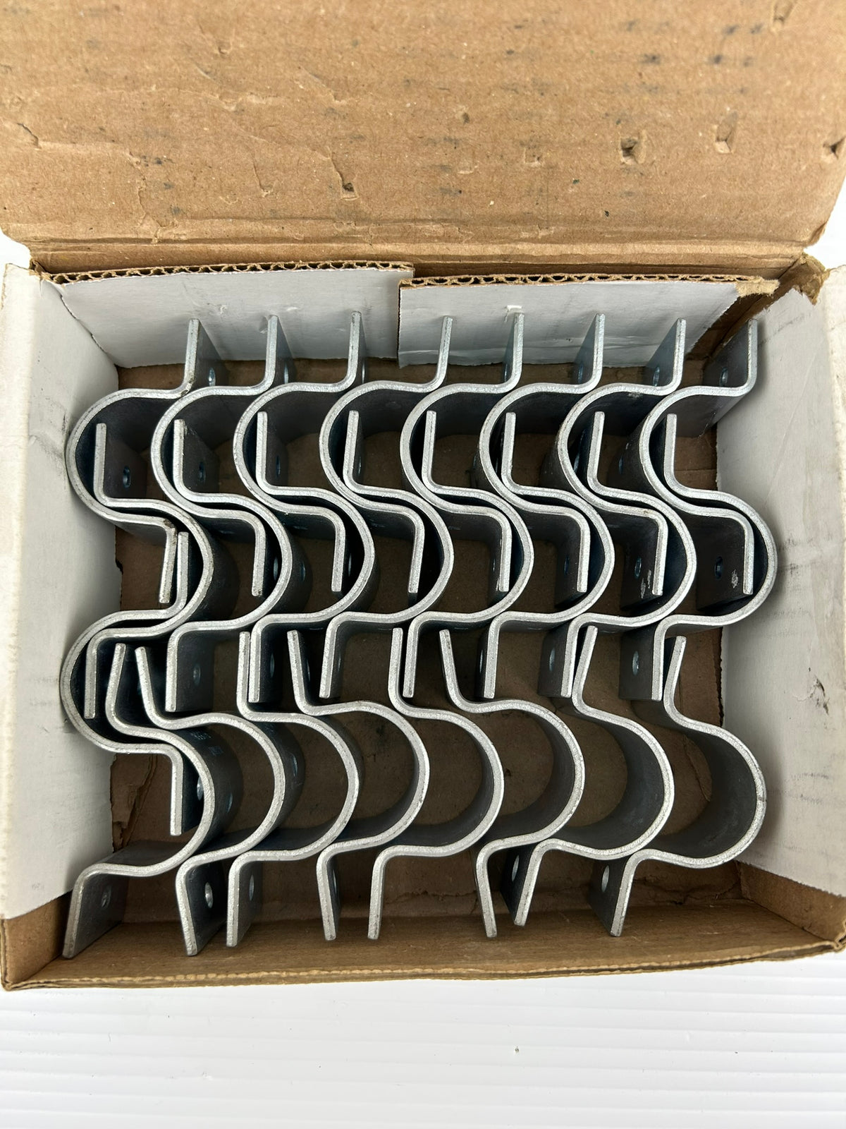 Atkore Unistrut P2558-10 EG 1" Pipe Strap 2-Hole Electrogalvanized - Box of 25