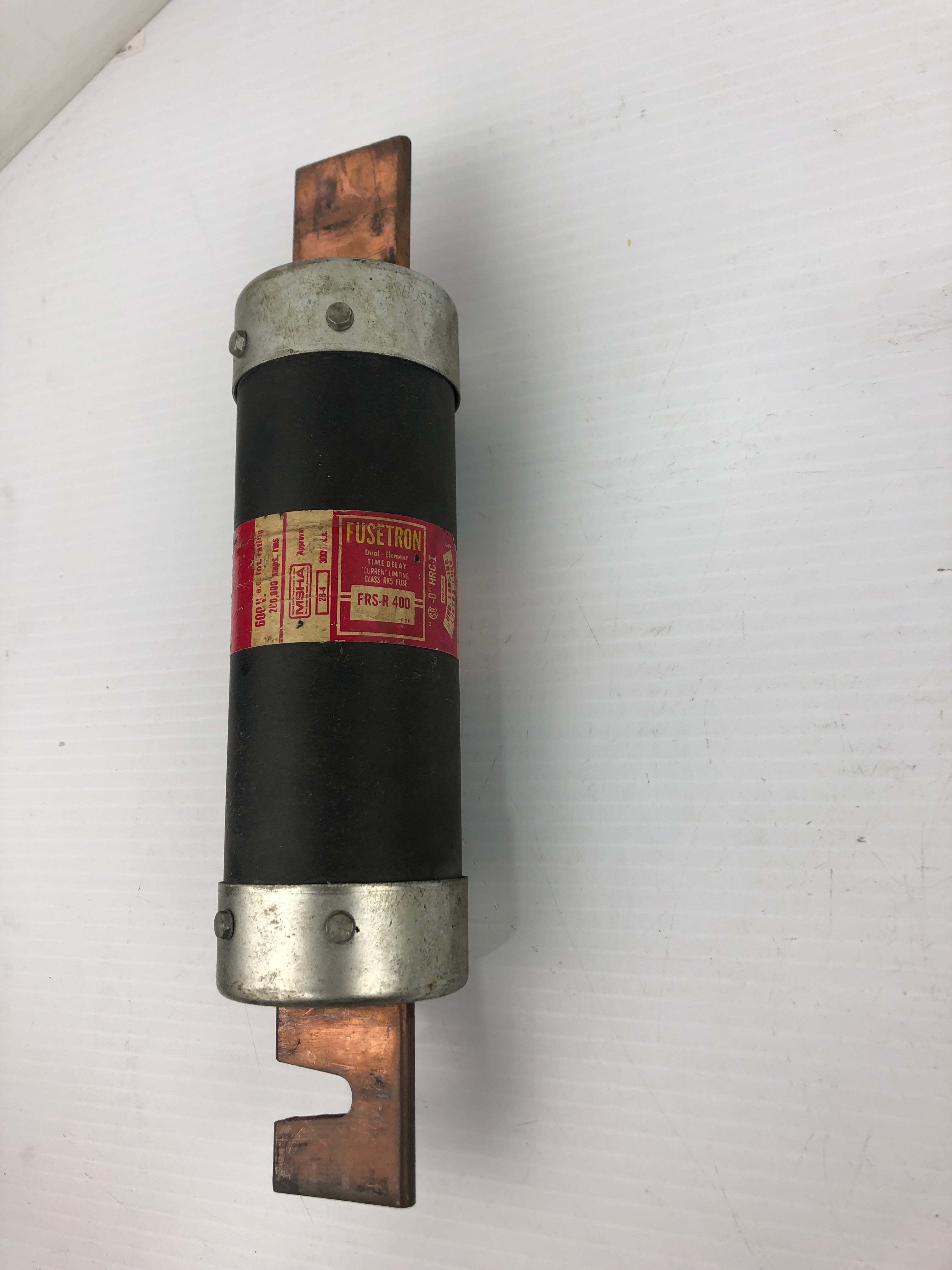 Fusetron FRS-R-400 Dual Element Time Delay Fuse 600VAC