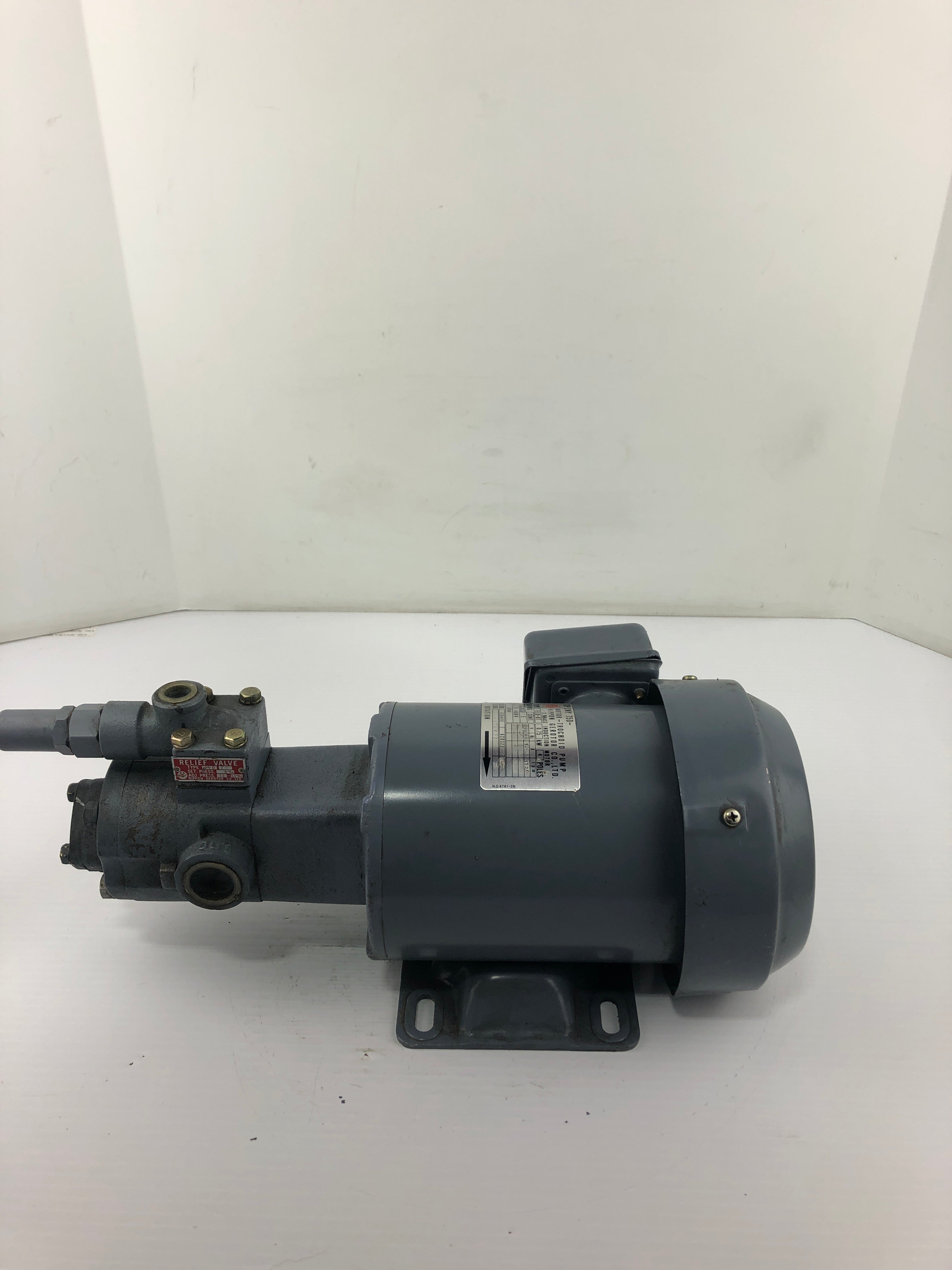 Nippon NOP FELQ-8T Induction Motor TOP 2MY 750 Trochoid Pump TOP-212 HA