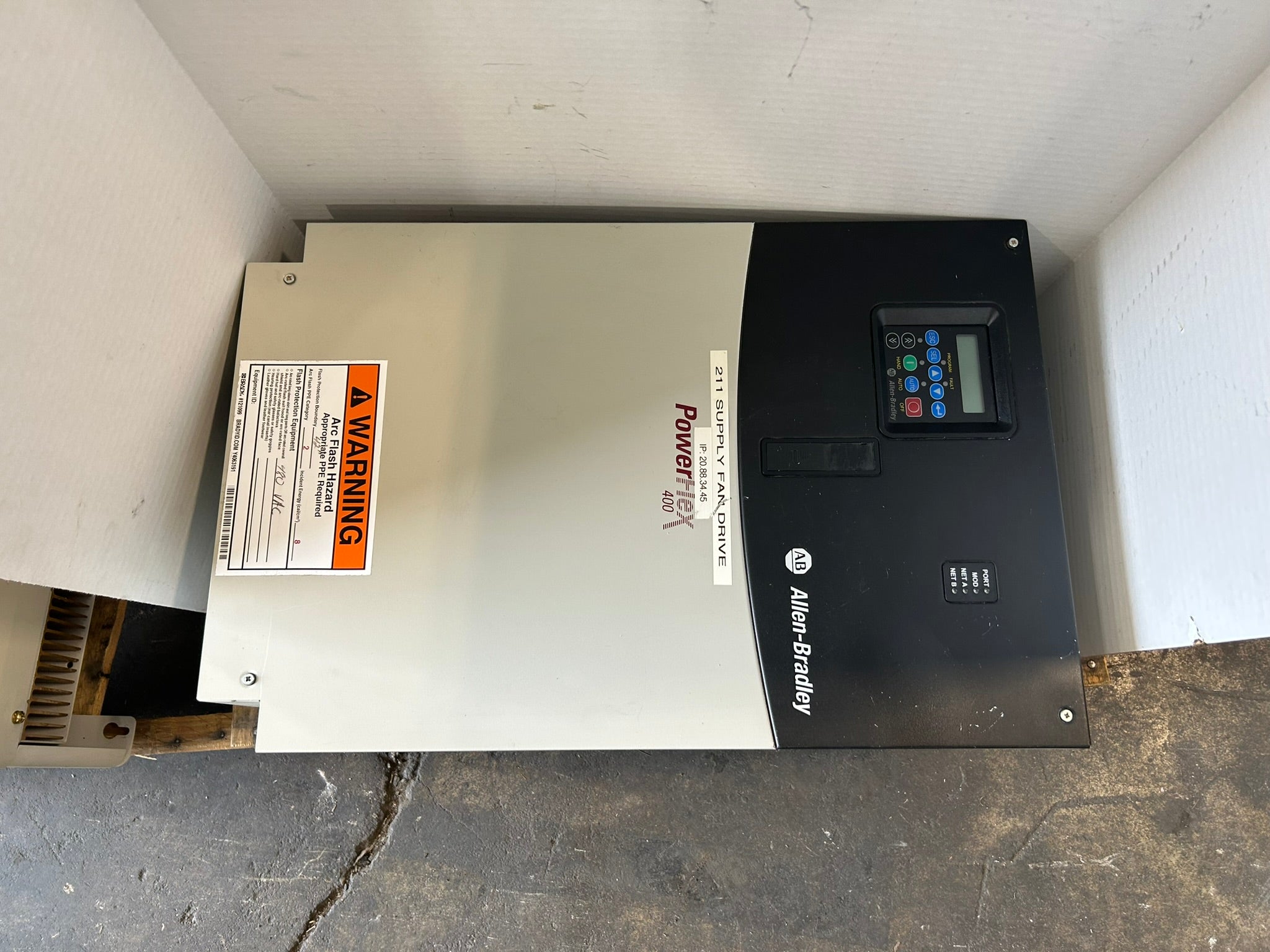 Allen-Bradley 22C-D142A103 PowerFlex 400 AC Drive 75kW/100HP 3PH Series B